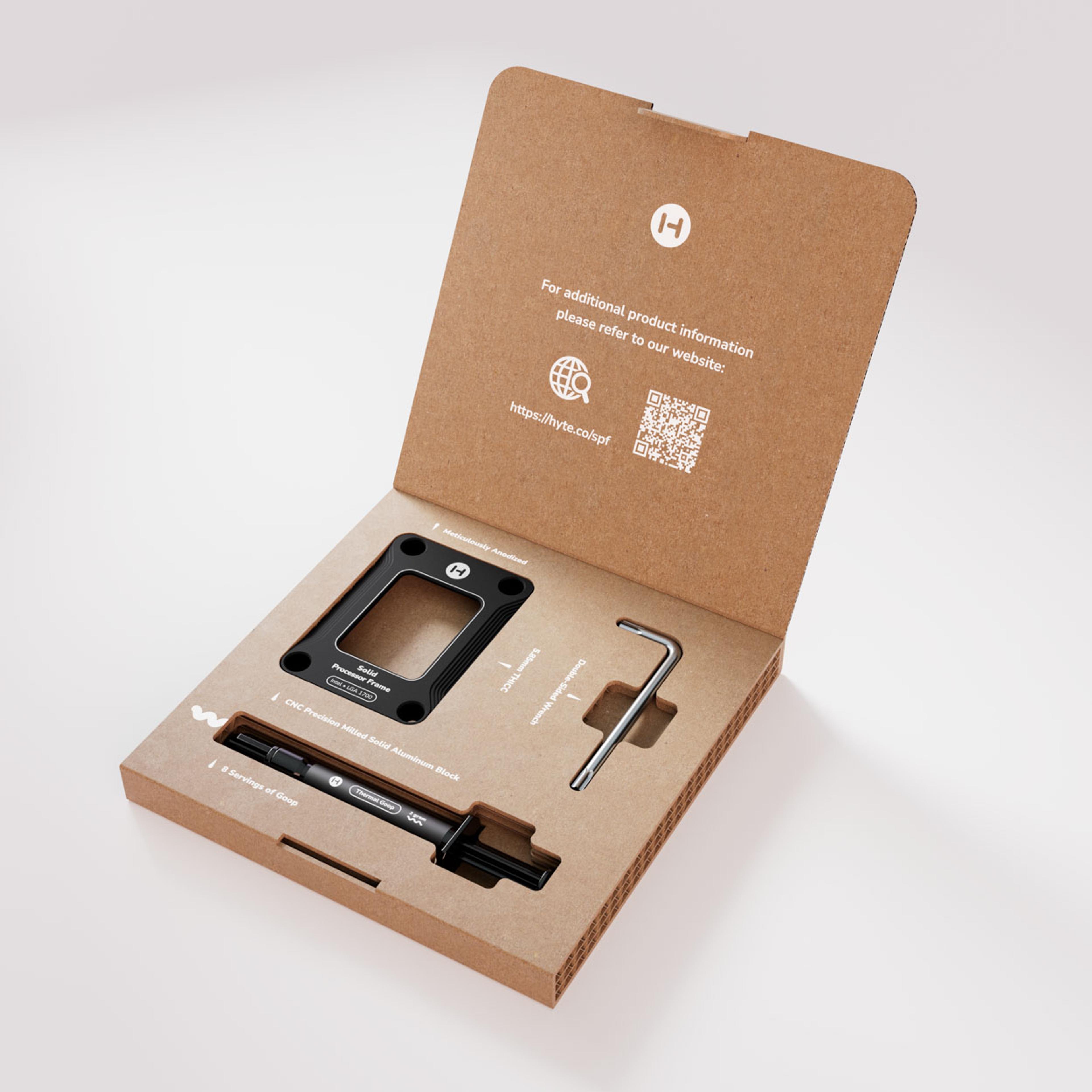 Solid Processor Frame - LGA1700 - Pitch Black