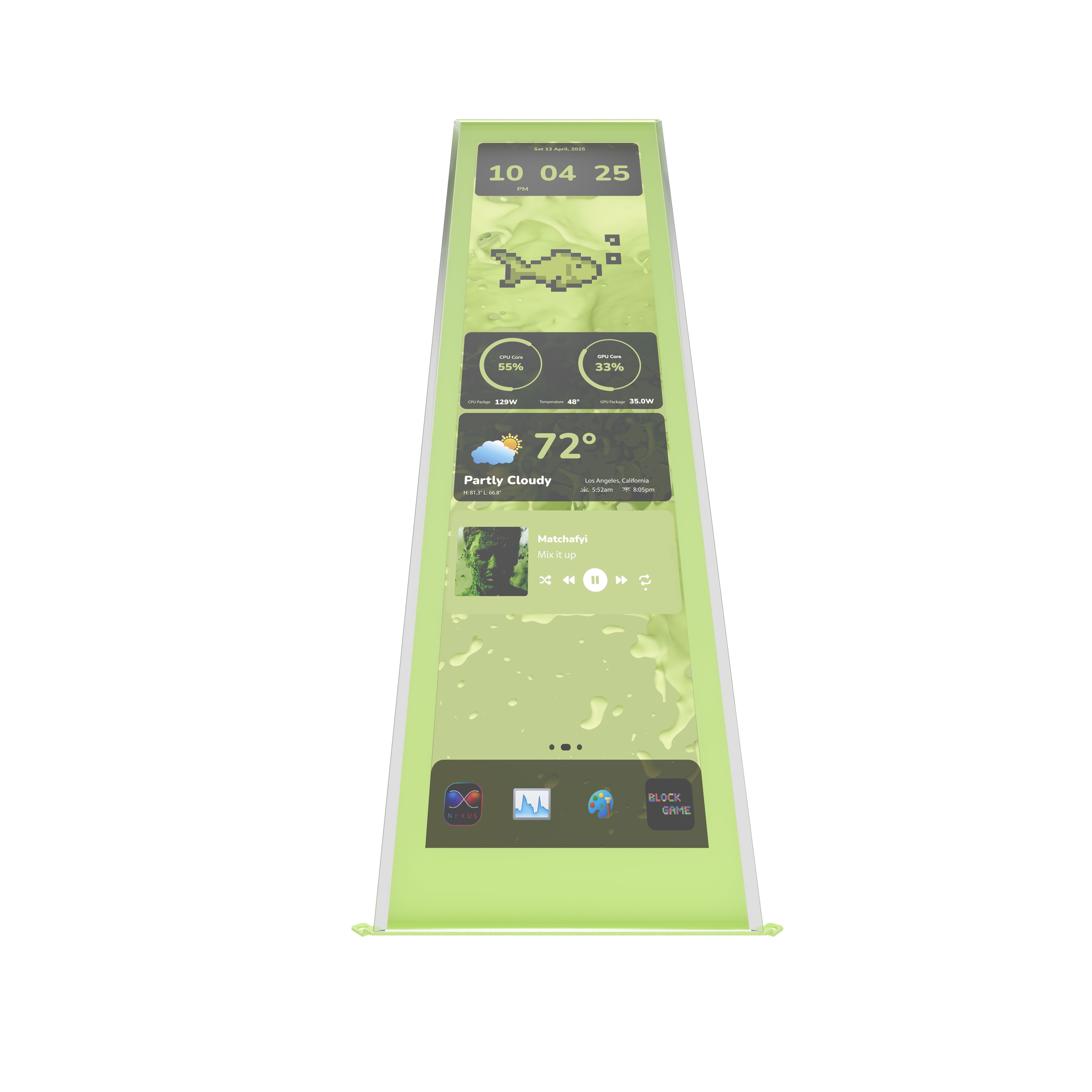 Y70 touch infinite Display Upgrade - Matcha | HYTE