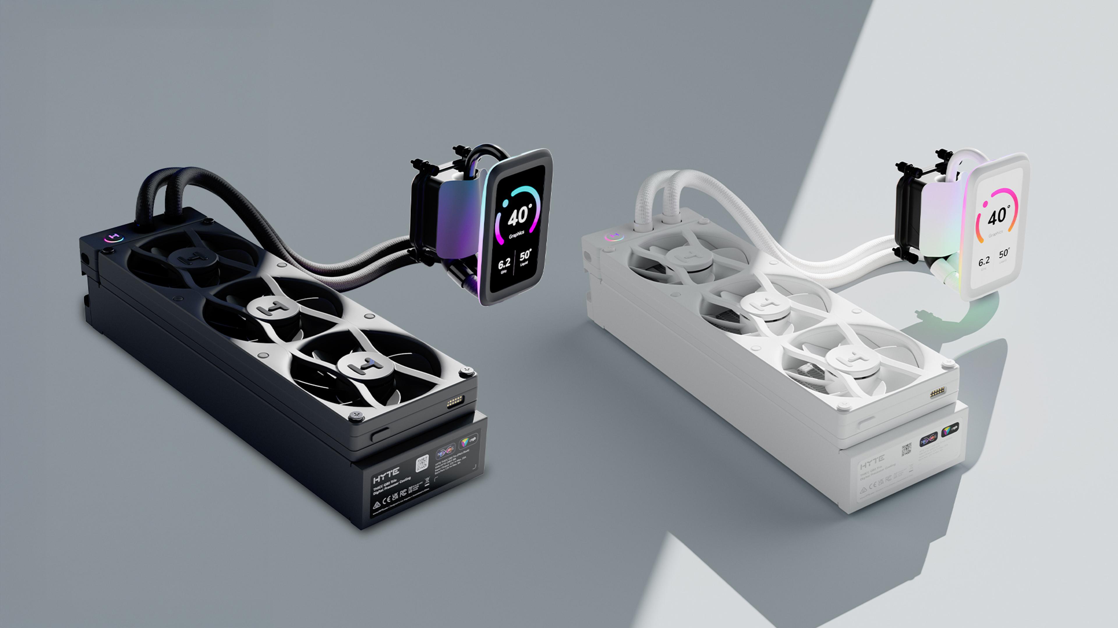 HYTE THICCENS up its liquid cooling performance as THICC Q80 Trio AIO 360mm liquid cooler pre-orders open up