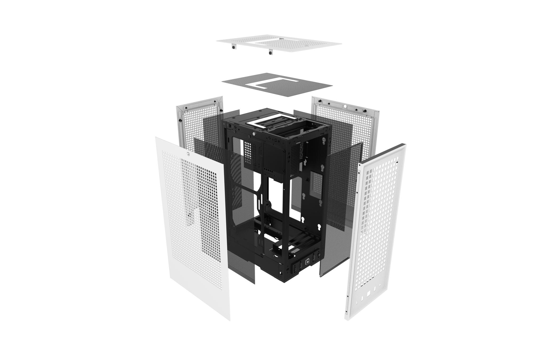 Revolt 3 - Premium ITX Small Form Factor Case - White No Power | HYTE