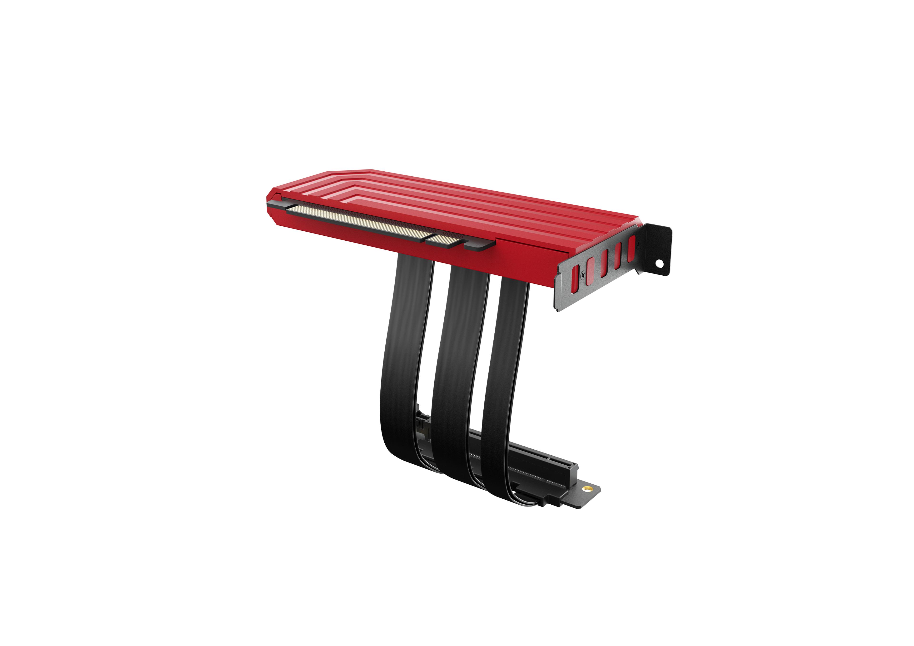 PCIE40 4.0 Luxury Riser Cable - Red