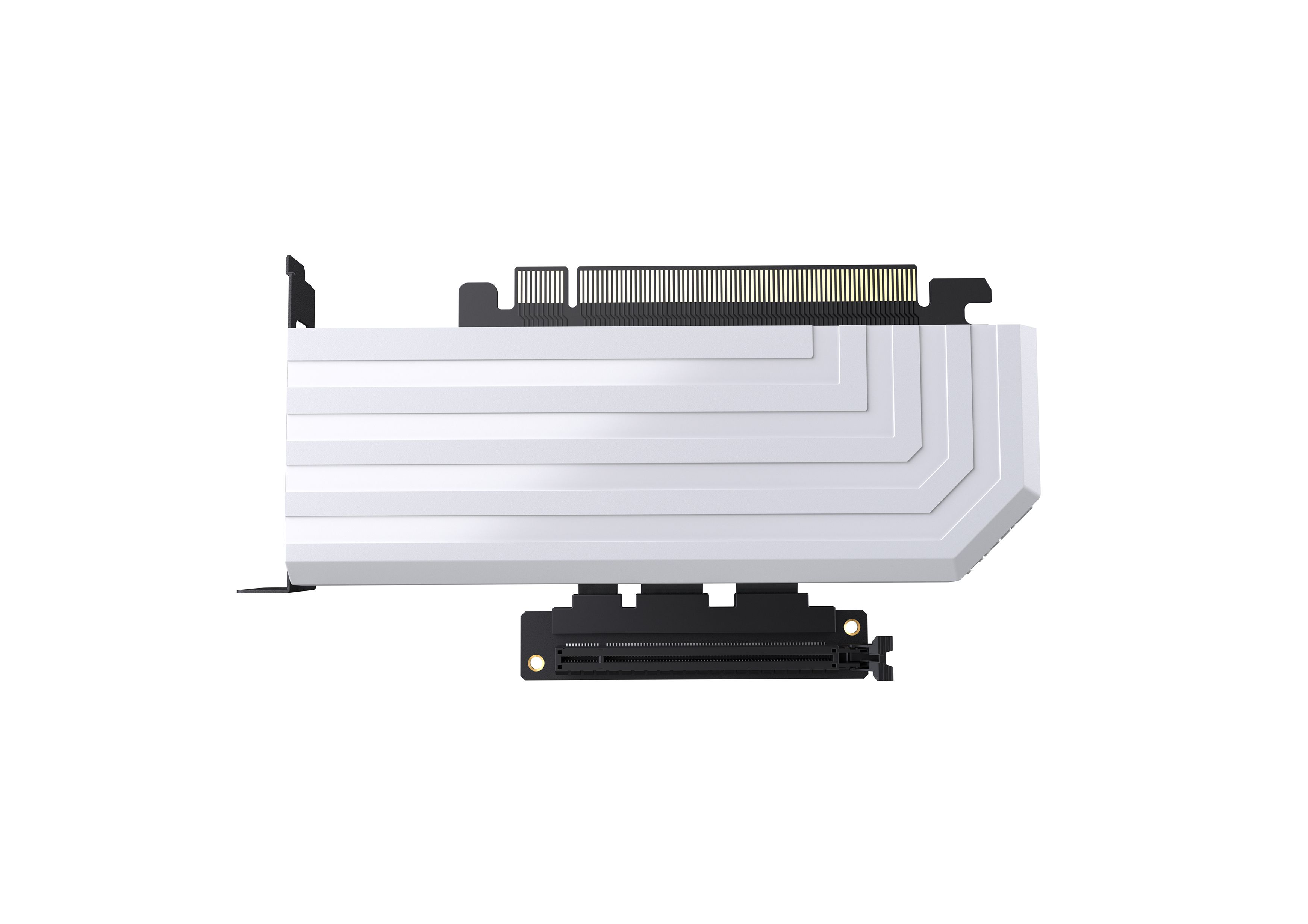 PCIE40 - Luxury PCIe 4.0 Riser Cable - White | HYTE