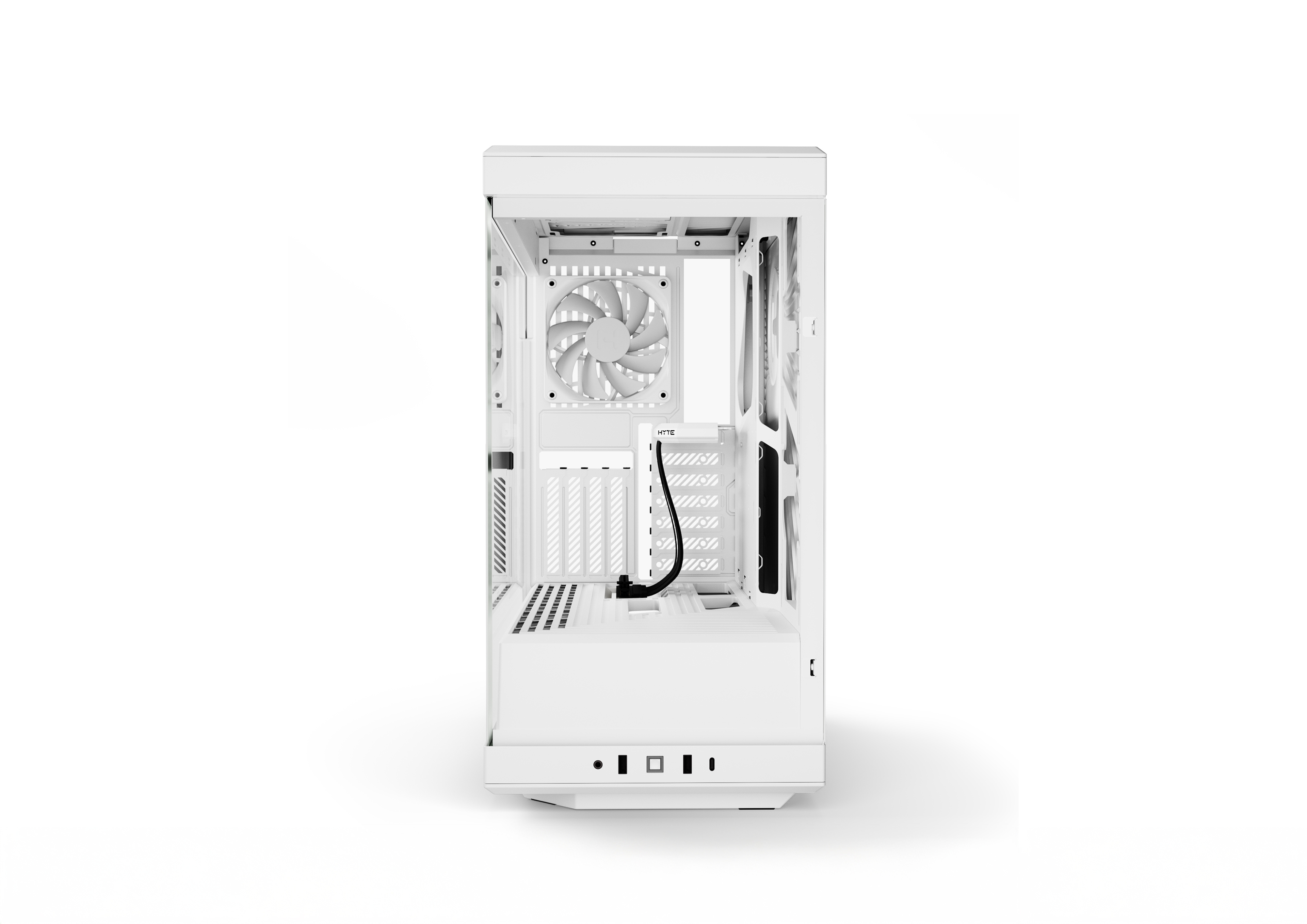 HYTE Y40 S-Tier Aesthetic ATX Case - Snow White