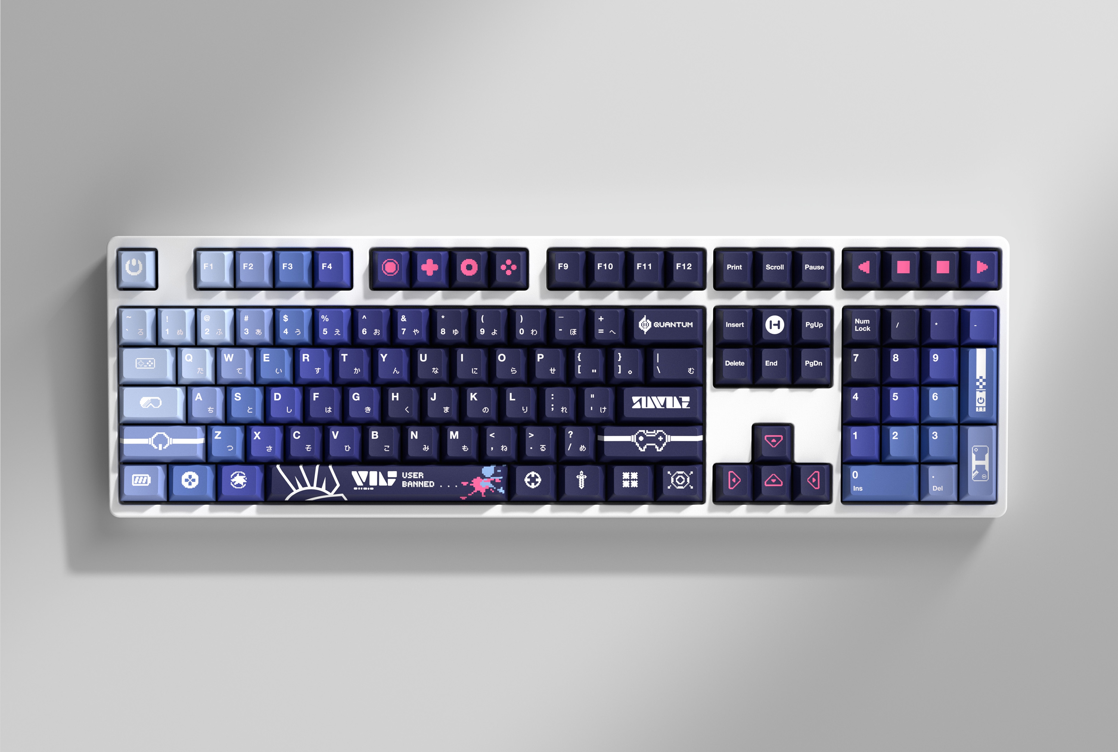Official Silver Wolf Keycap Set and Desk Pad Bundle