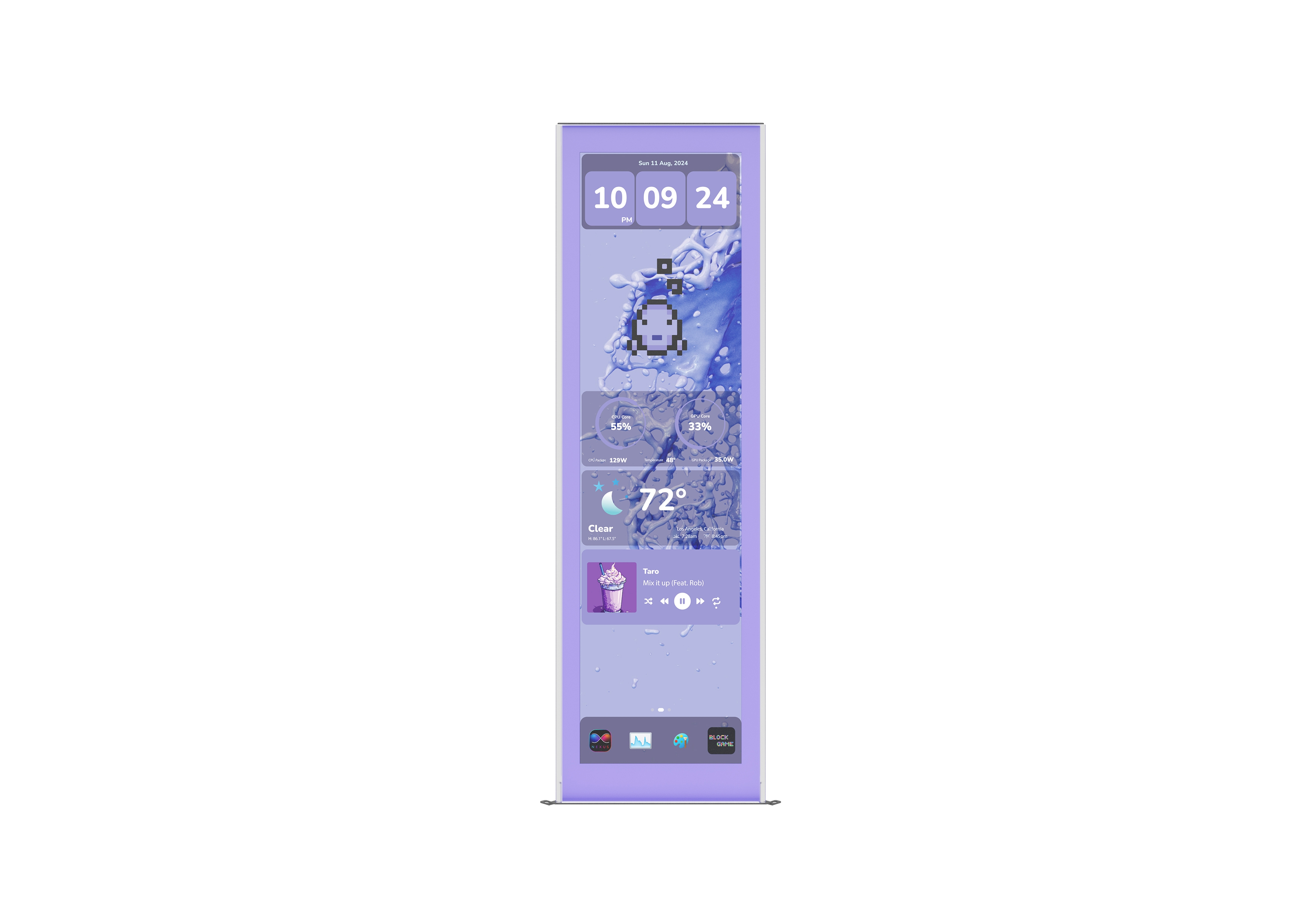 Y70 touch infinite Display Upgrade - Taro Milk