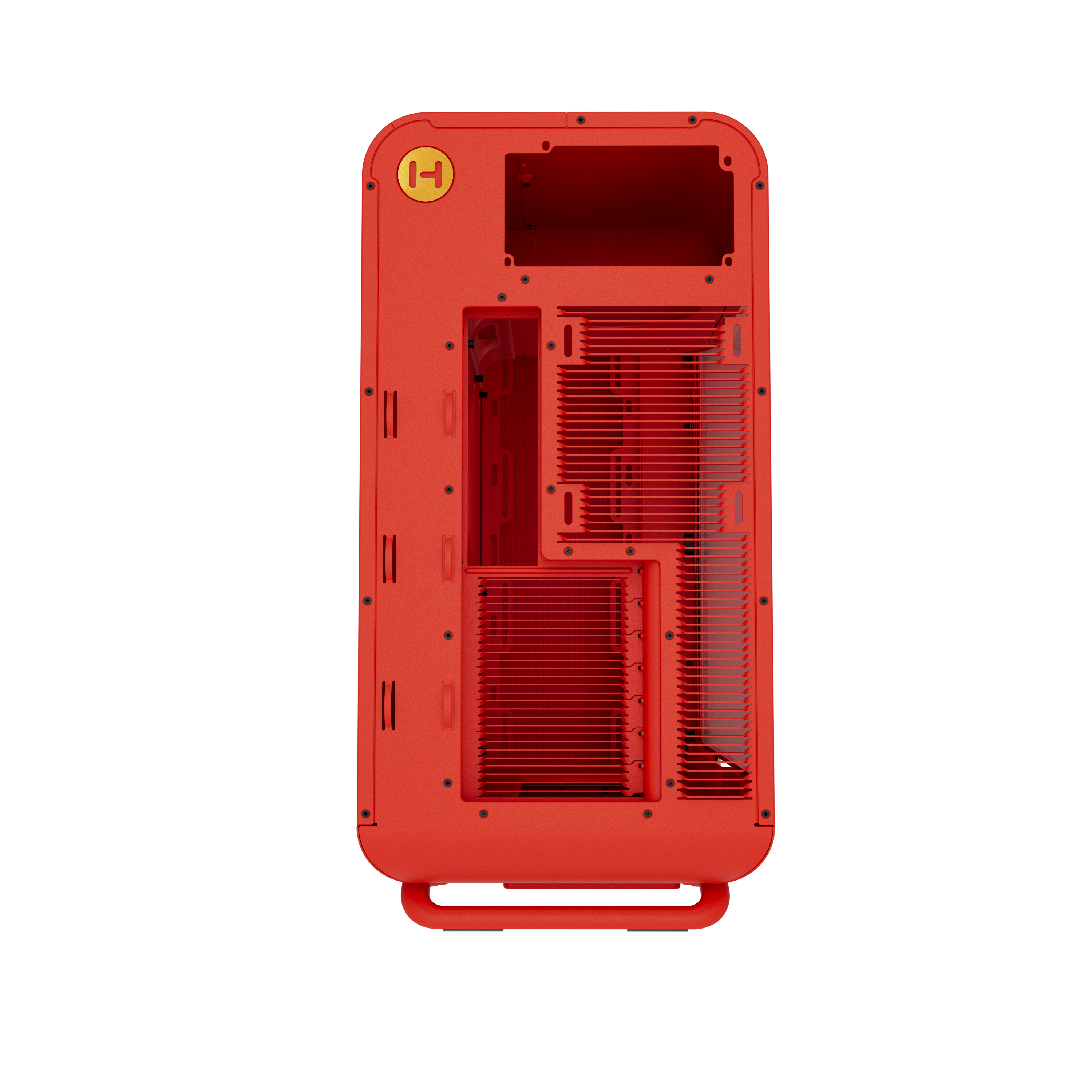 HYTE X50 Louvered Blade Ventilation Rear View