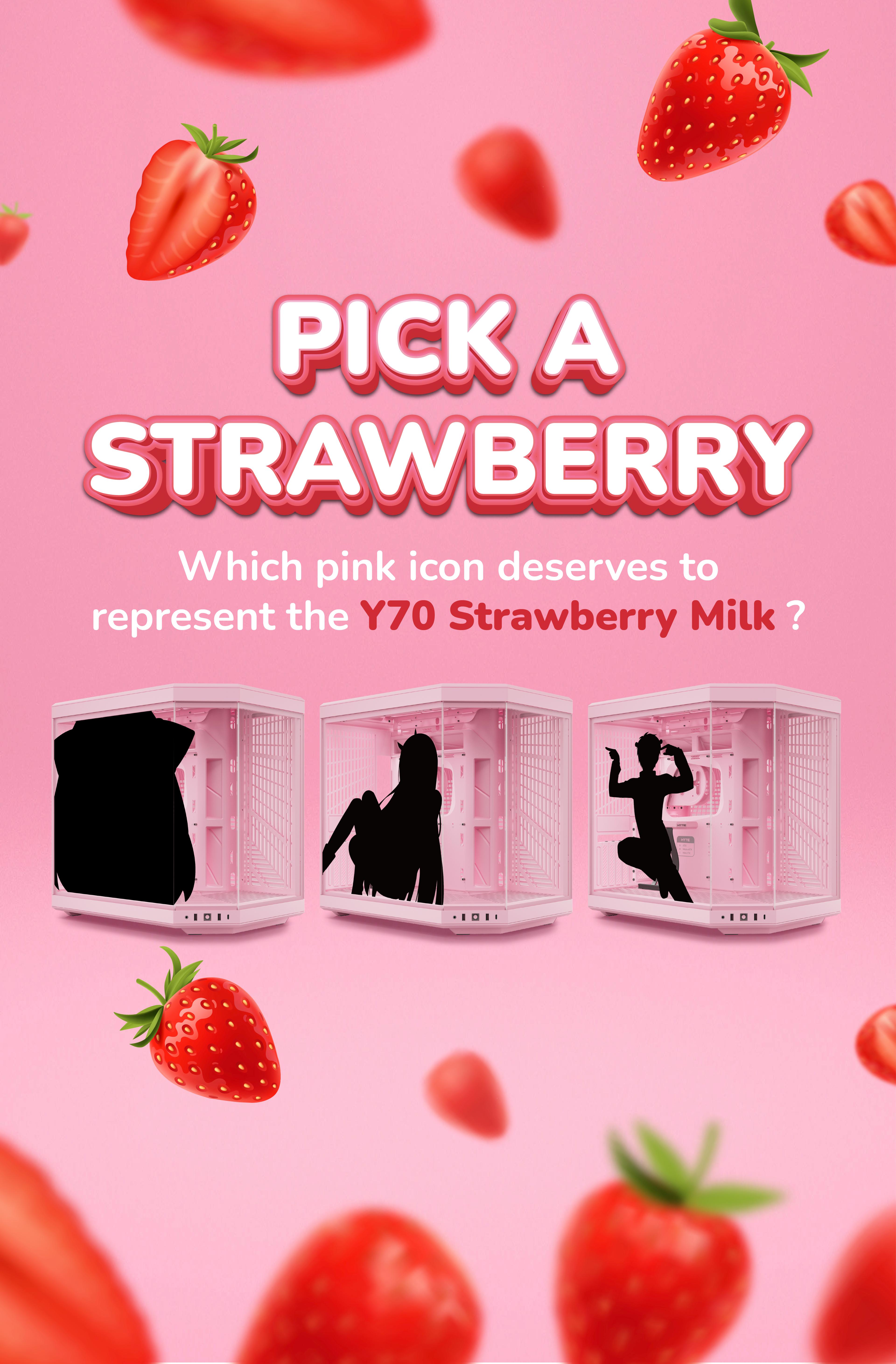 pick a strawberry