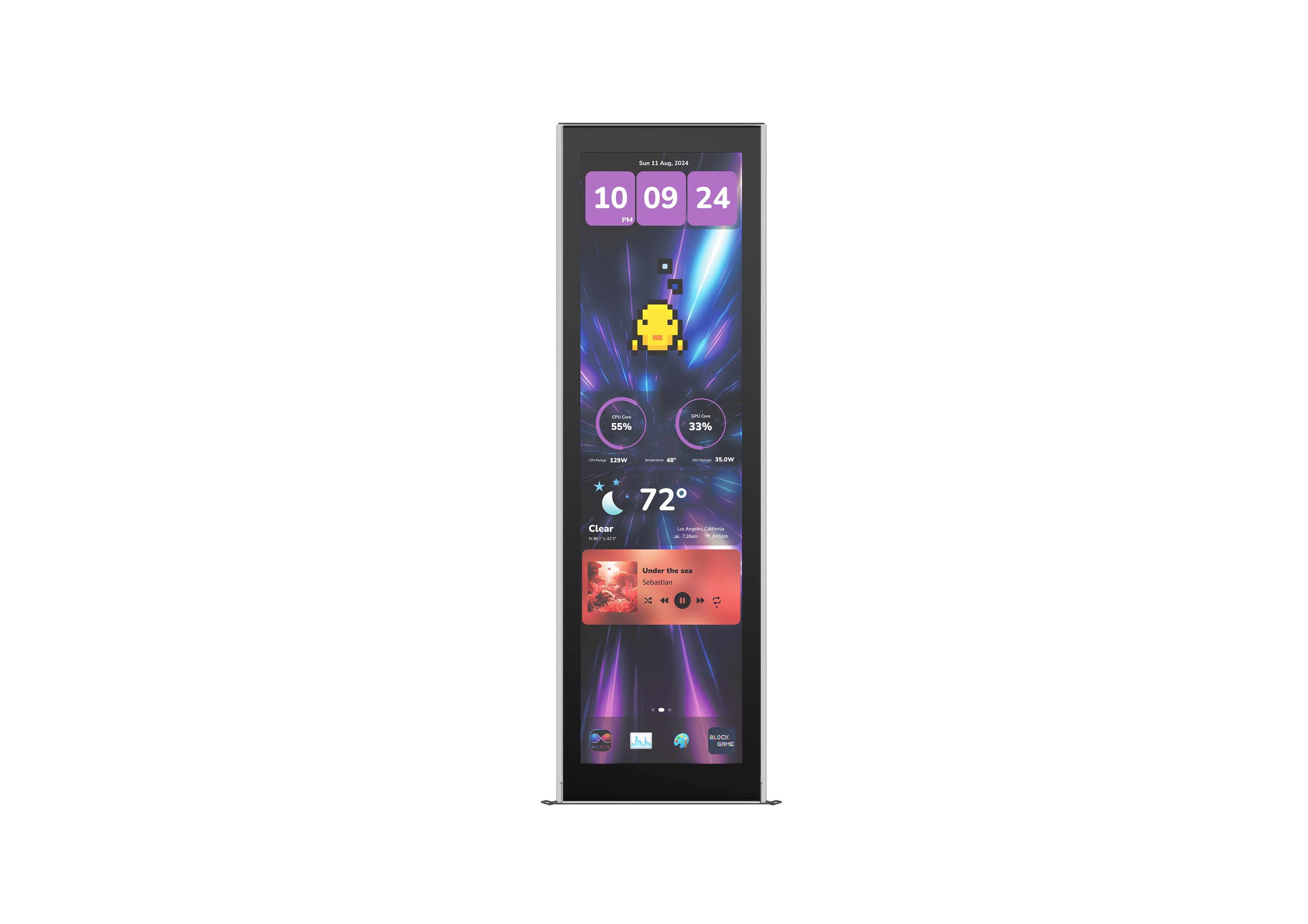 Y70 touch infinite Display Upgrade - Pitch Black