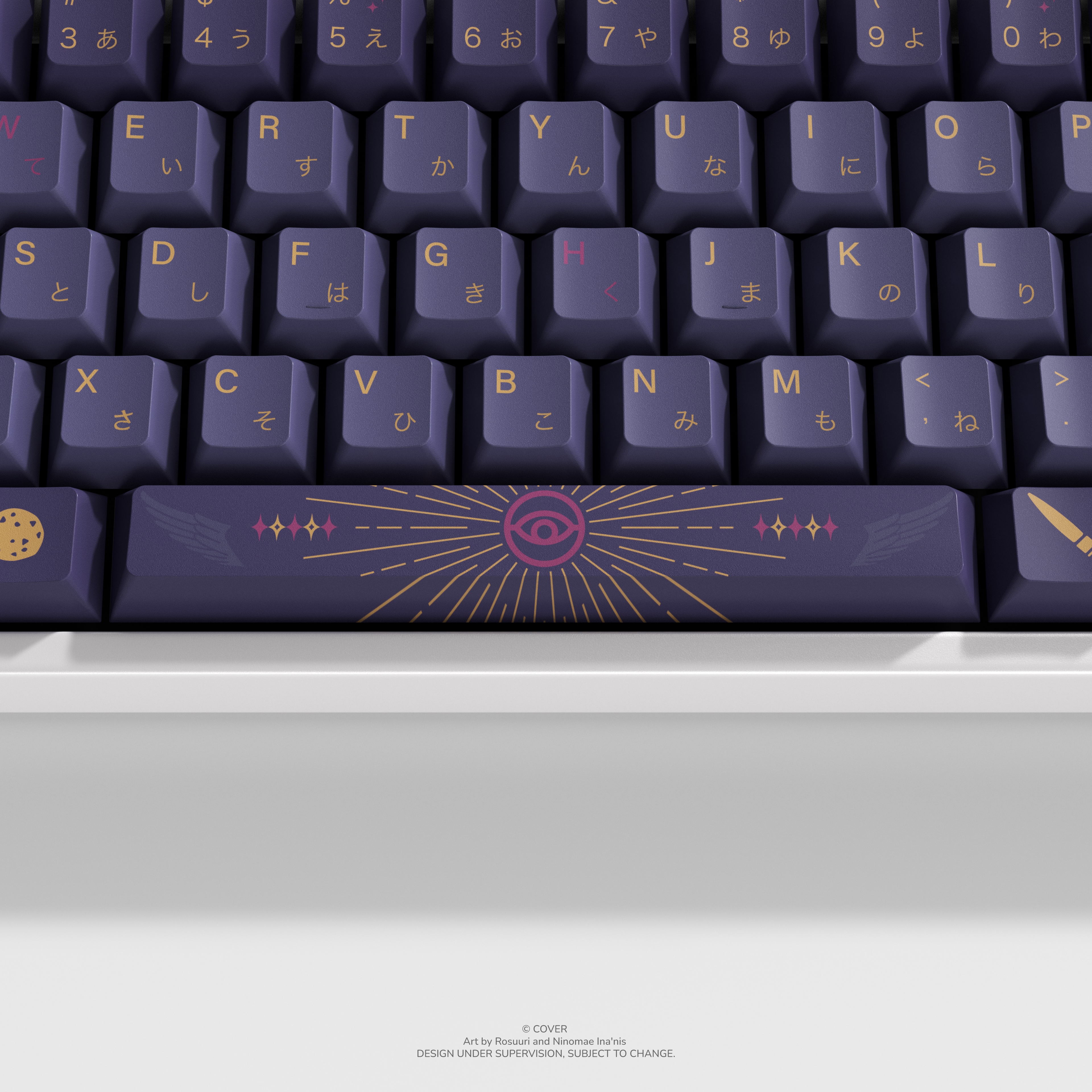 Ninomae Ina’nis Keycap Set and Desk Pad Bundle Product Page