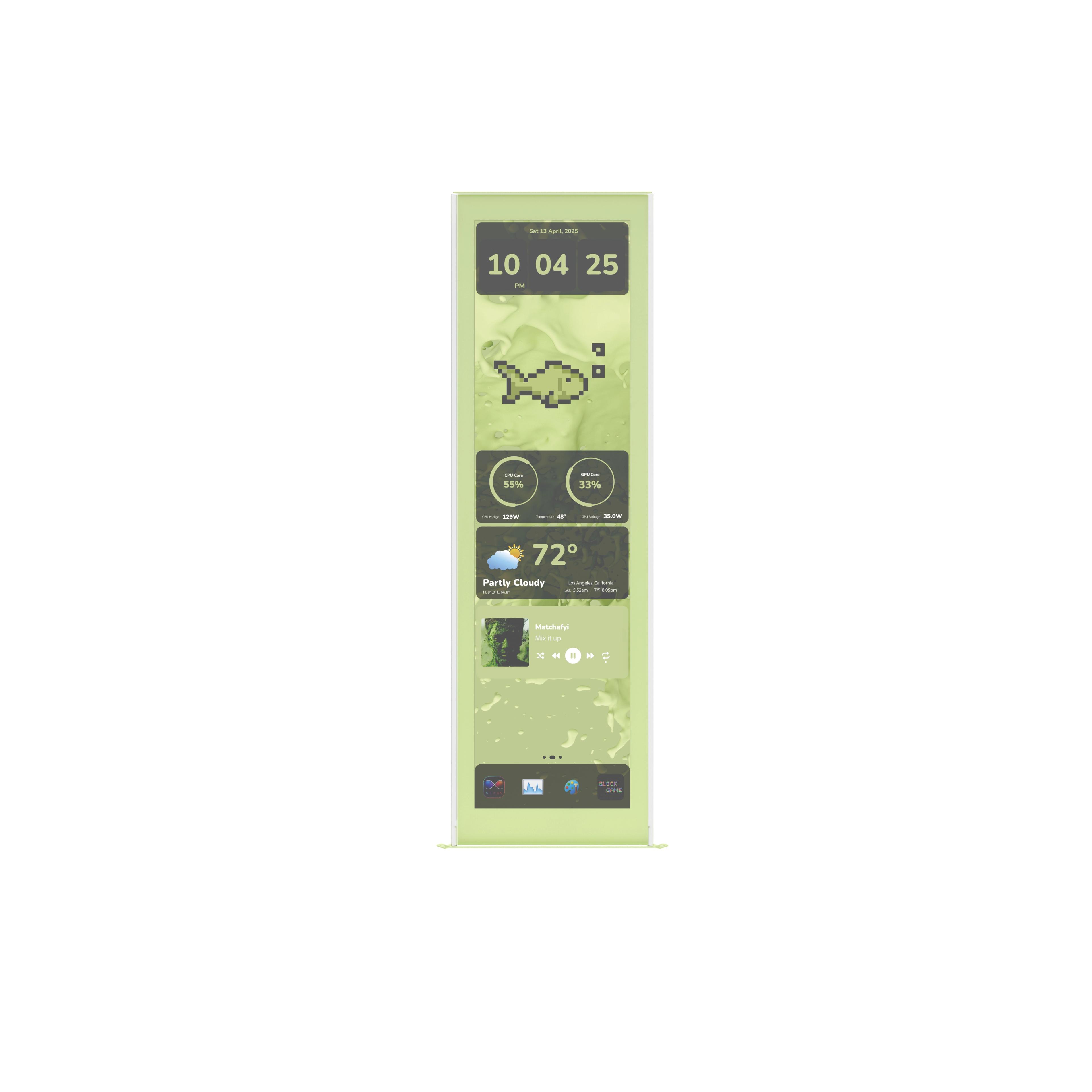 Y70 touch infinite Display Upgrade - Matcha Green