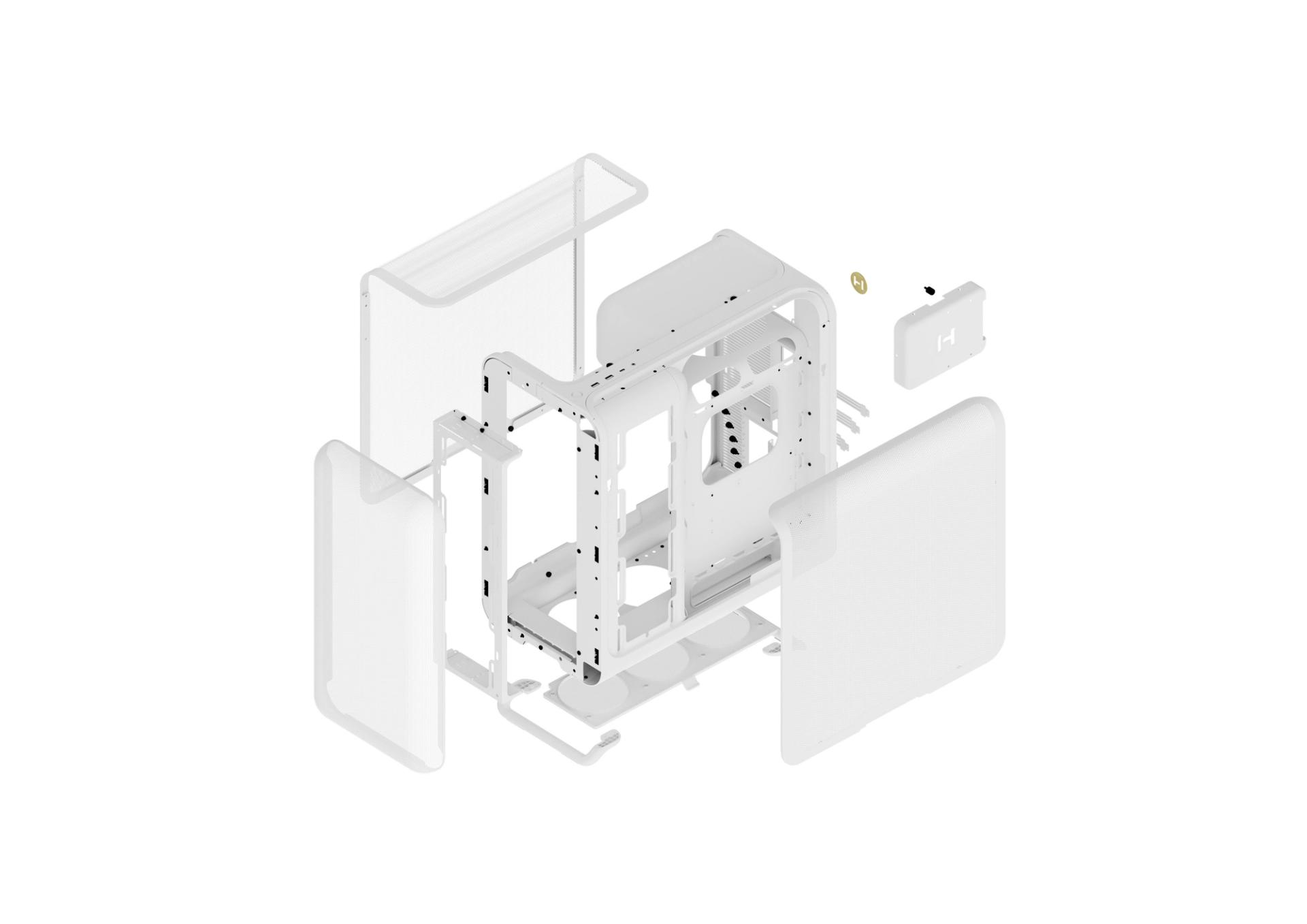 HYTE X50 Air Snow White Desktop Cabinet 4 2d9870cacb552a7569c555f5927bdea8b3b8fca2