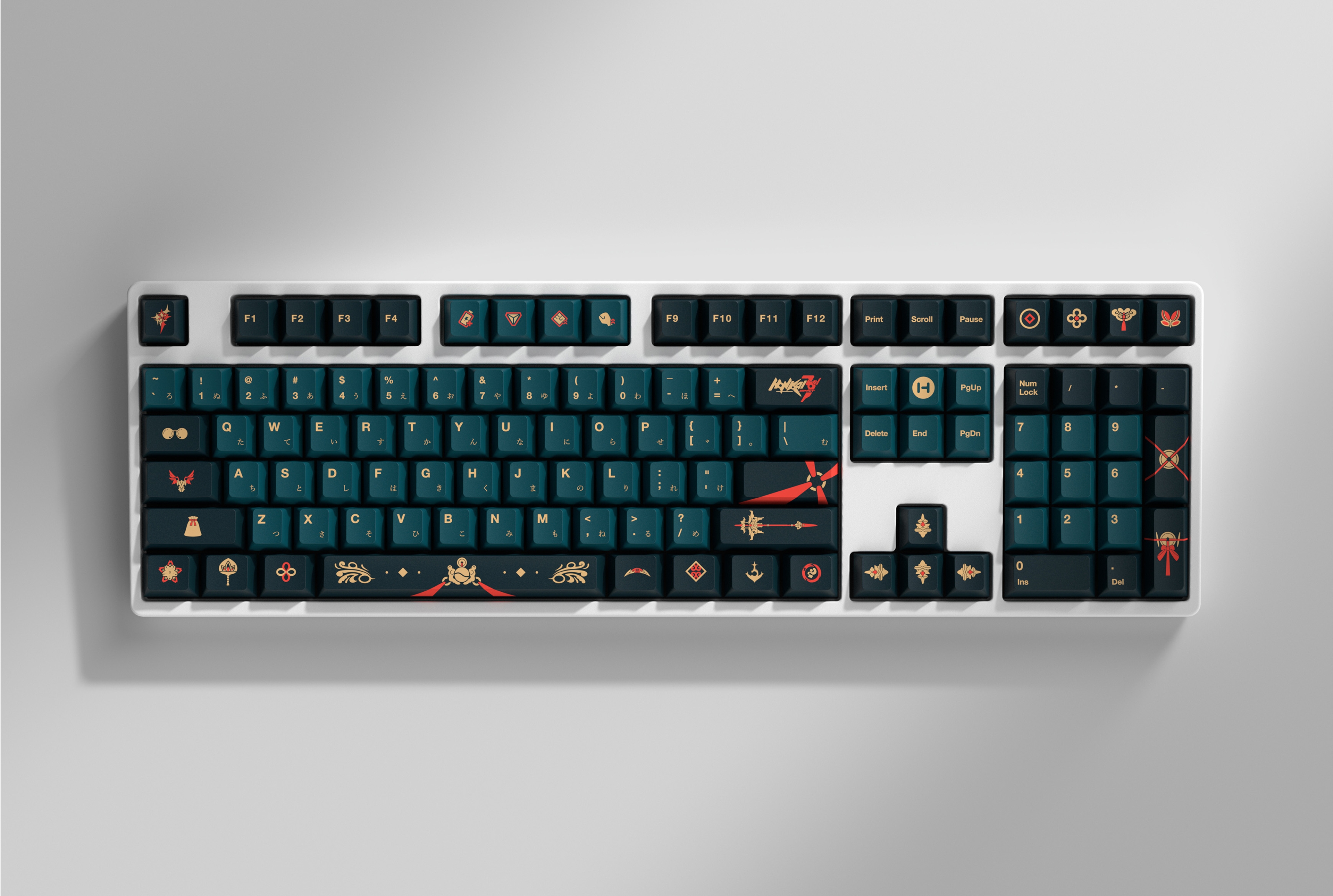 Official Honkai Impact 3rd Keycap Set and Desk Pad Bundle