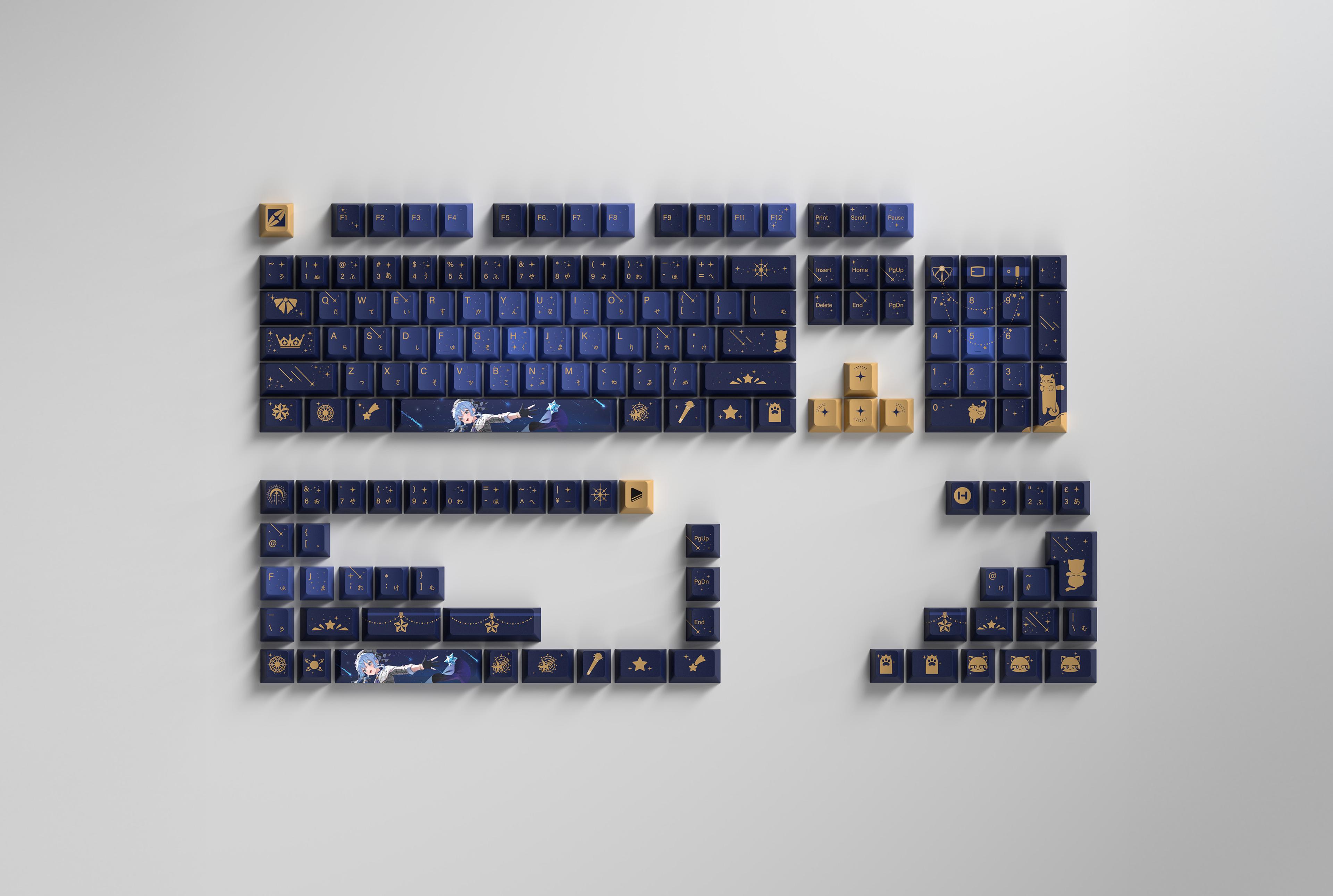Hoshimachi Suisei Keycap and Desk Pad Bundle