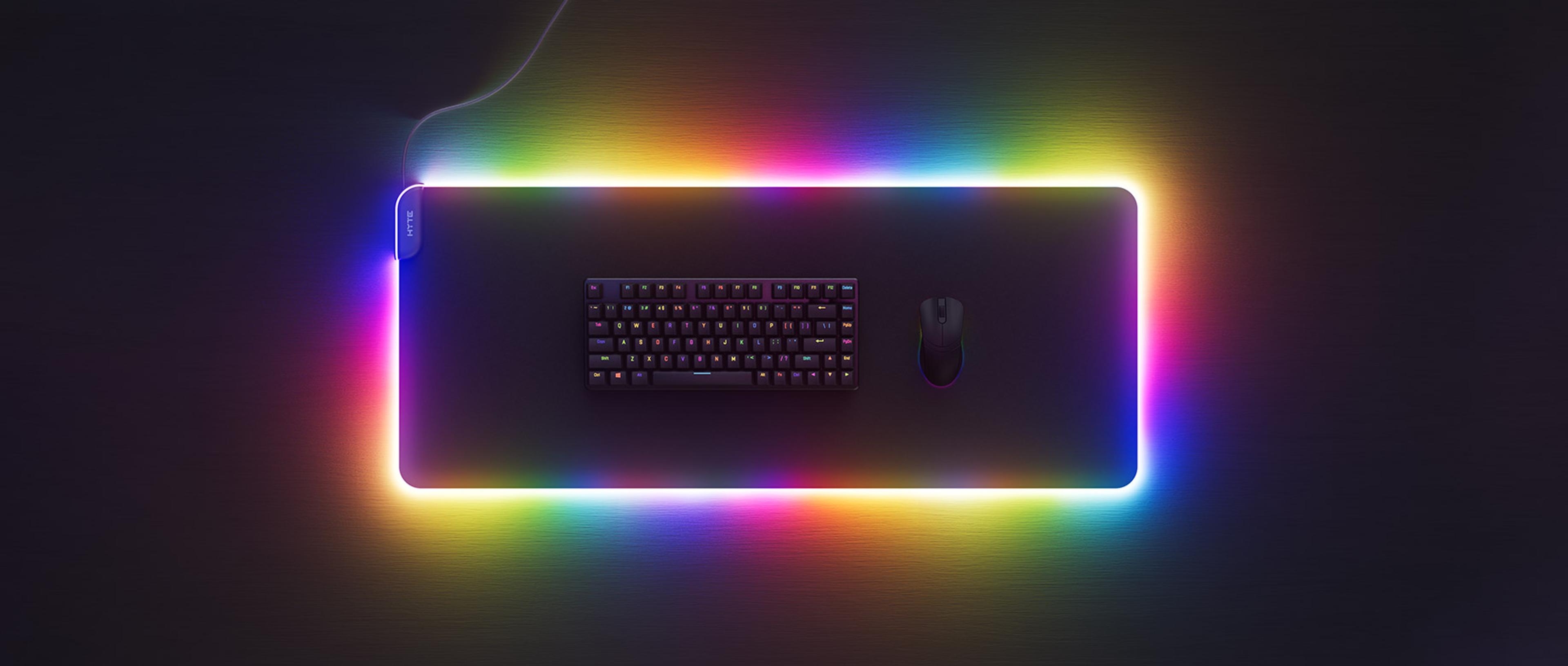 HYTE Announces CNVS qRGB Gaming Play Mat and a Number of PC Accessories at CES 2023