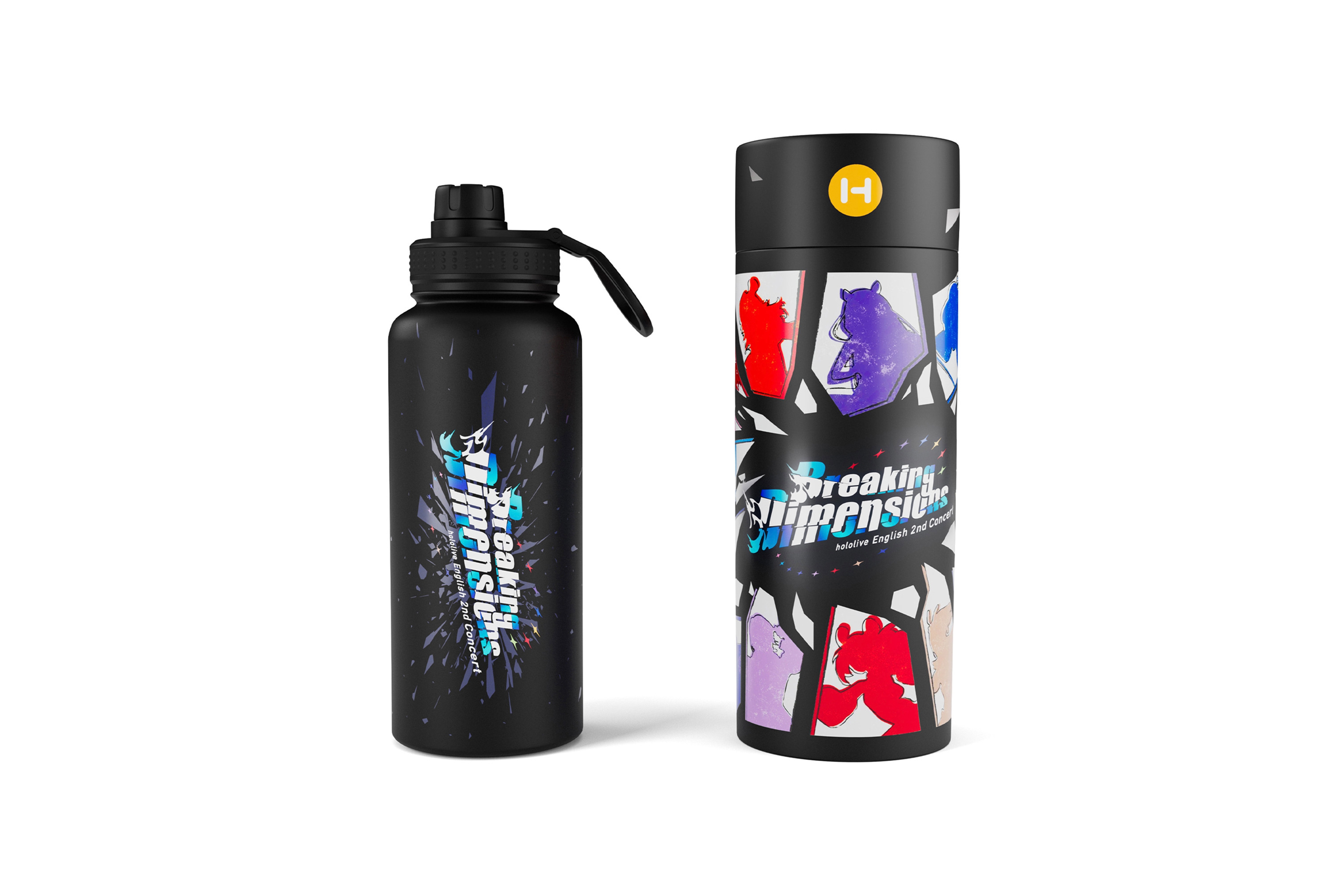 hololive English 2nd Concert "Breaking Dimensions" Water Bottle & Desk Pad Bundle