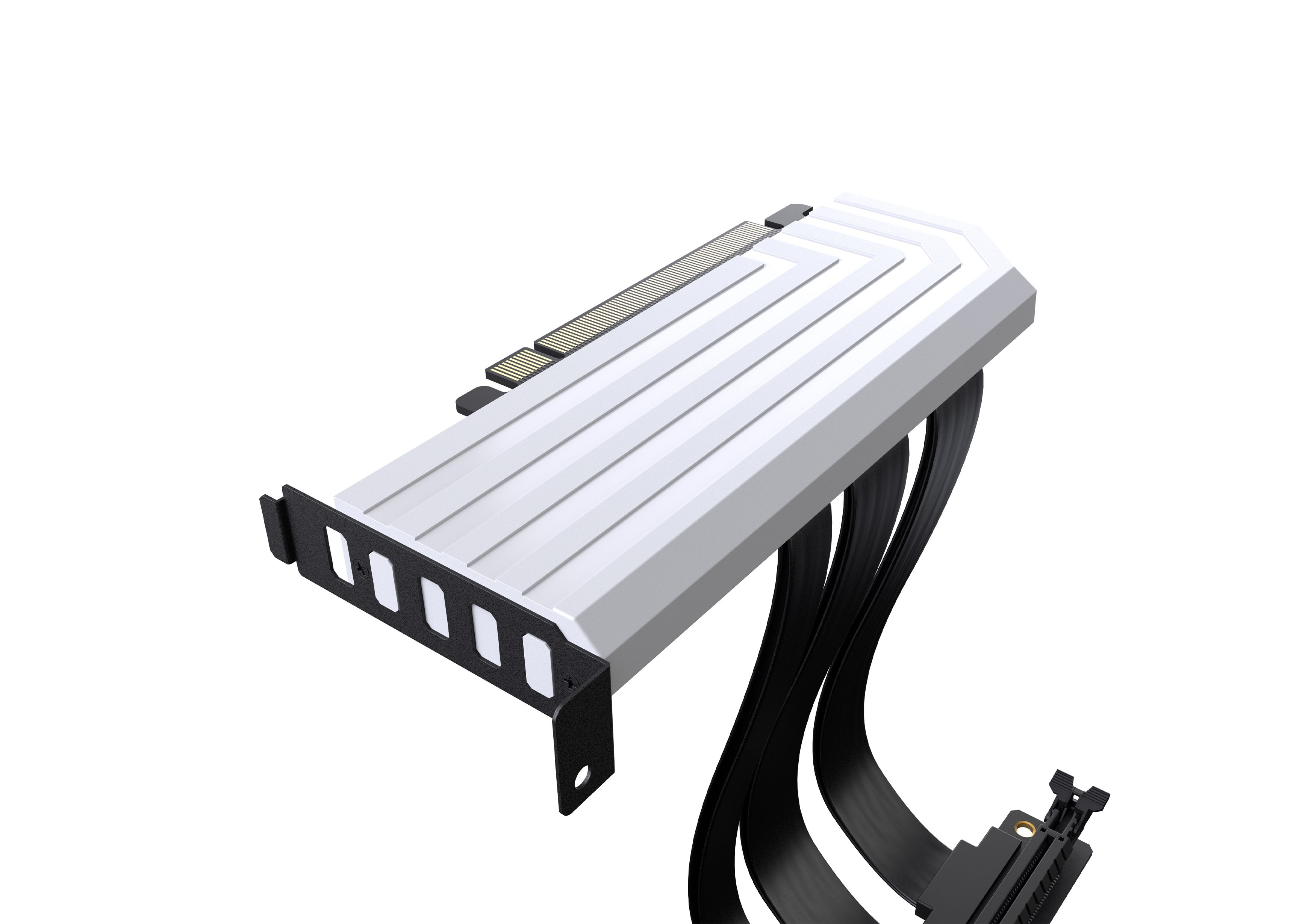 PCIE40 - Luxury PCIe 4.0 Riser Cable - White | HYTE