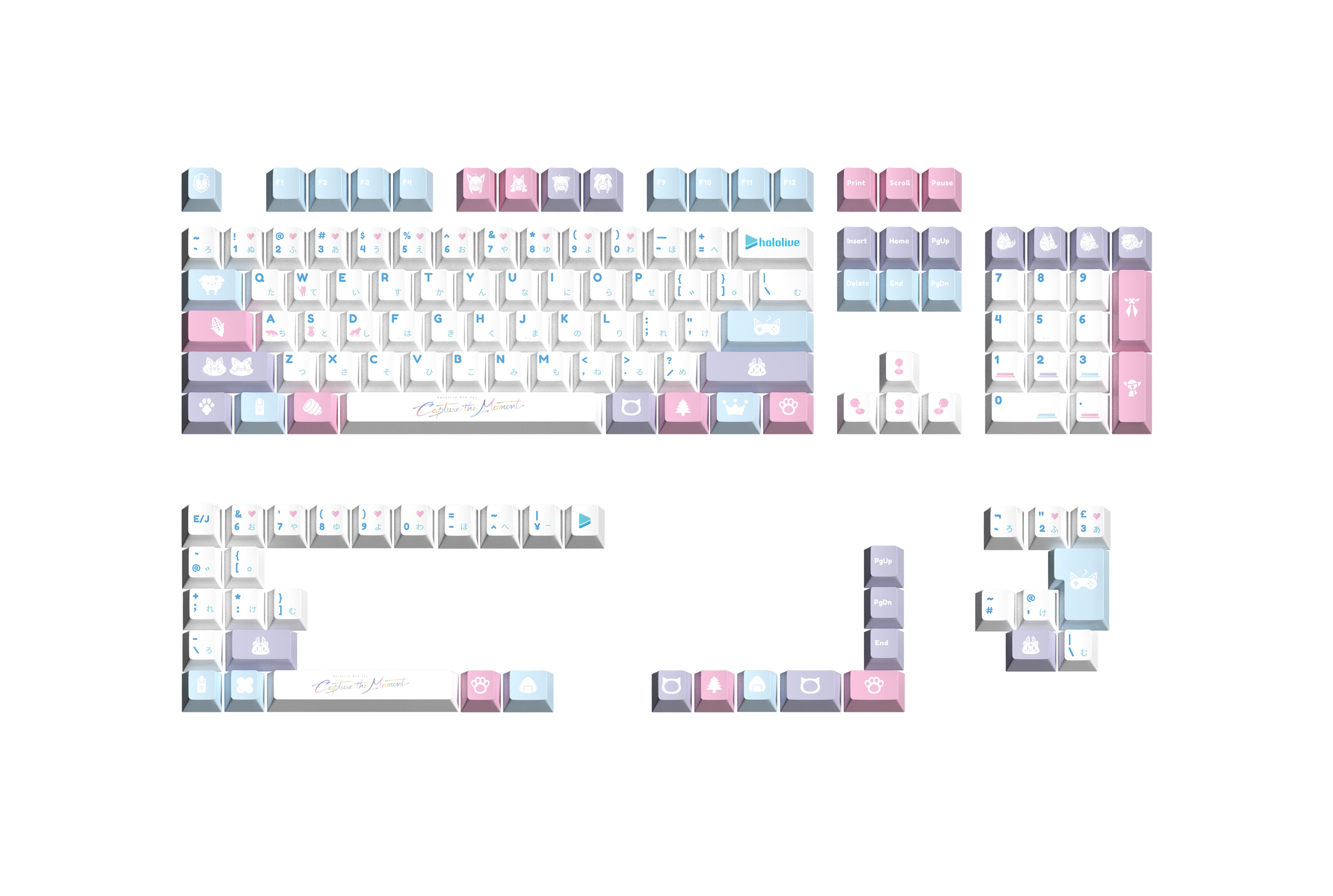 hololive Gamers Capture the Moment Keycaps