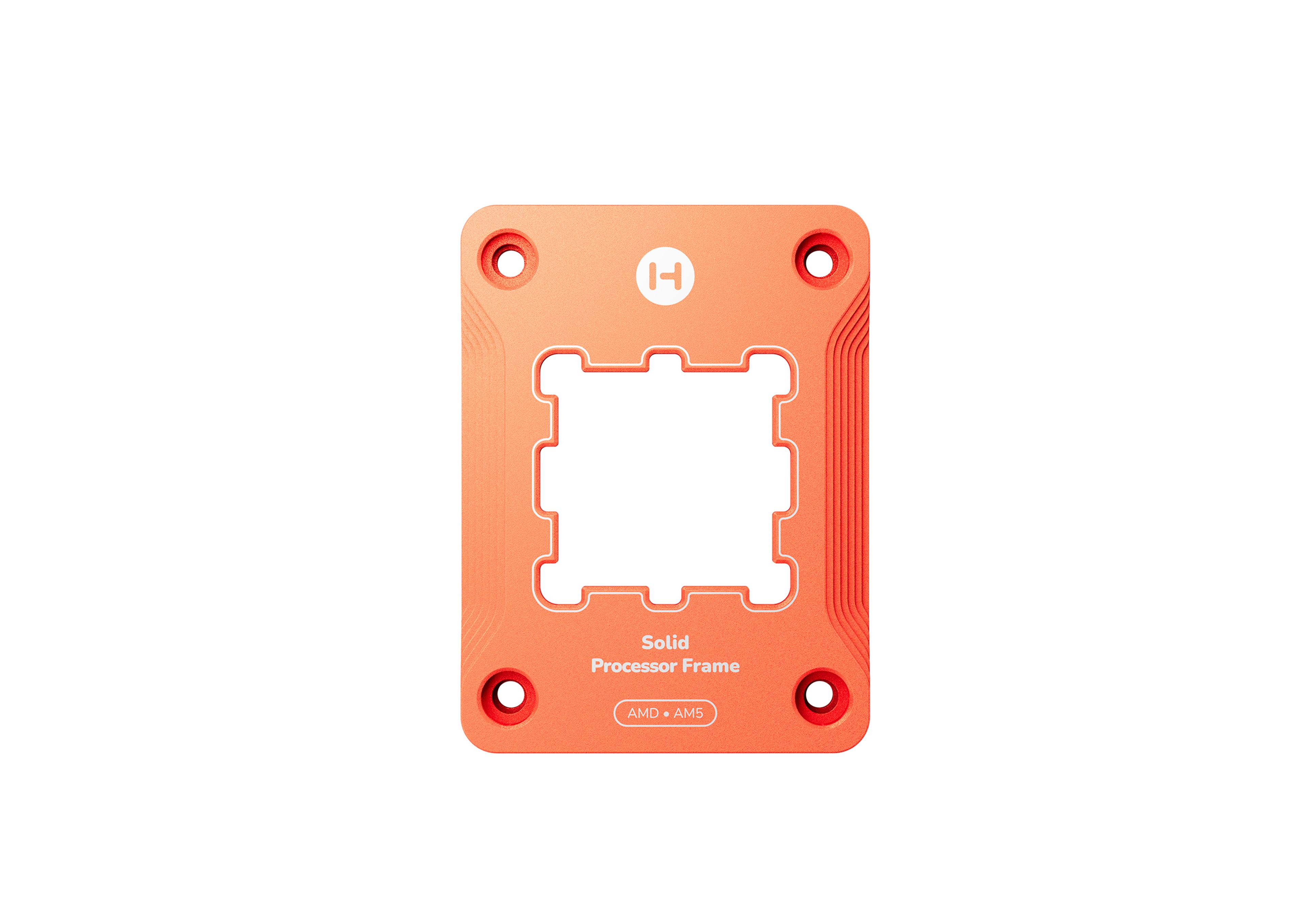 Solid Processor Frame - AM5 - Red