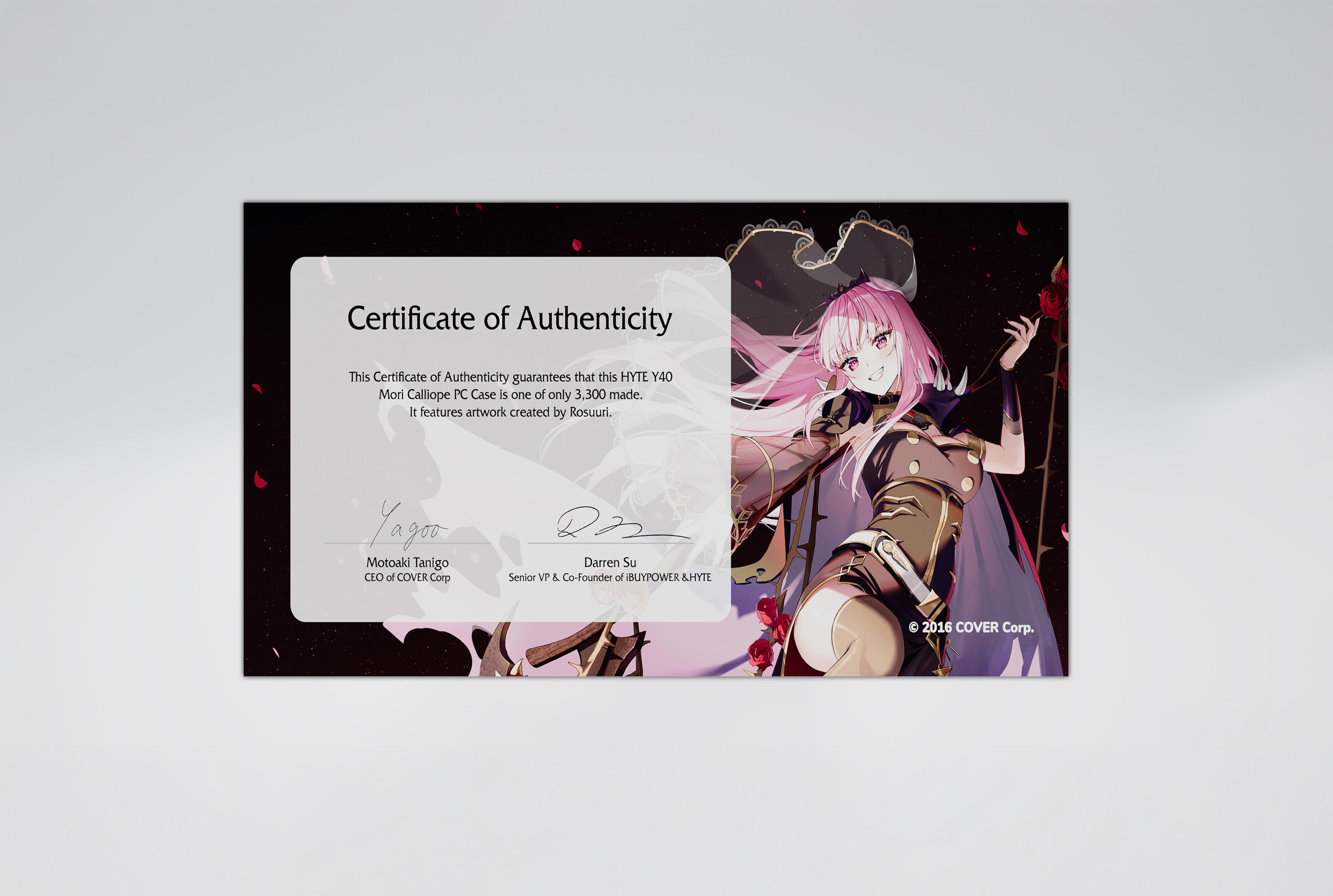 Mori Calliope Y40 + Desk Pad + Gift Box Bundle