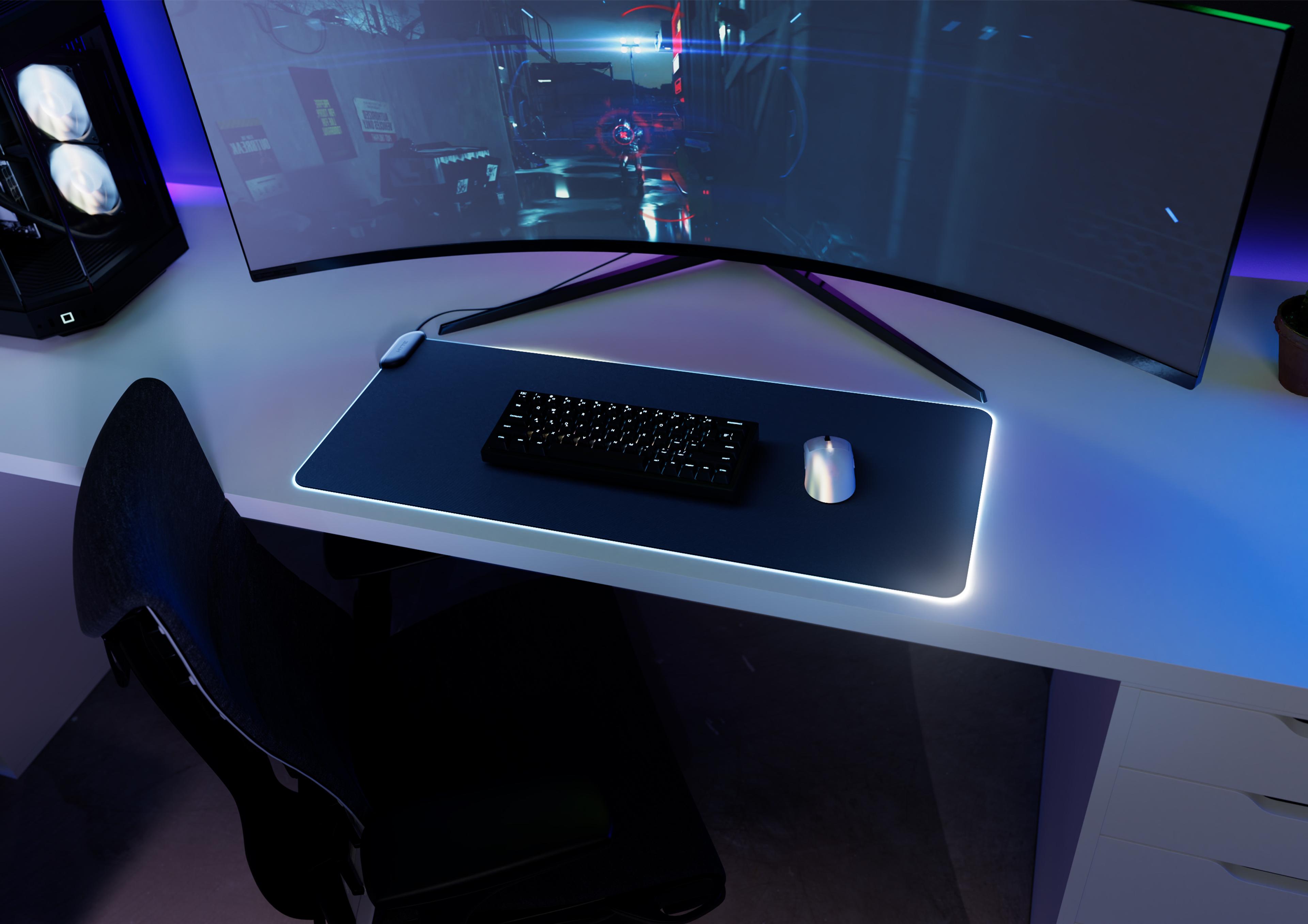 HYTE CNVS - RGB Gaming Mouse Pad