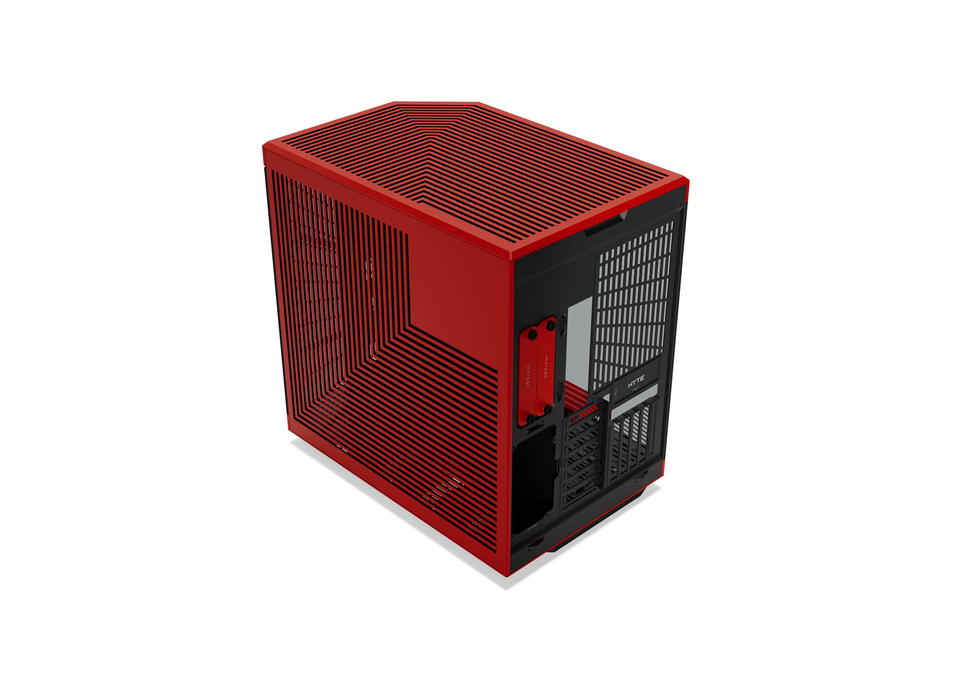 HYTE Y70 touch infinite - Modern Aesthetic Case - Red