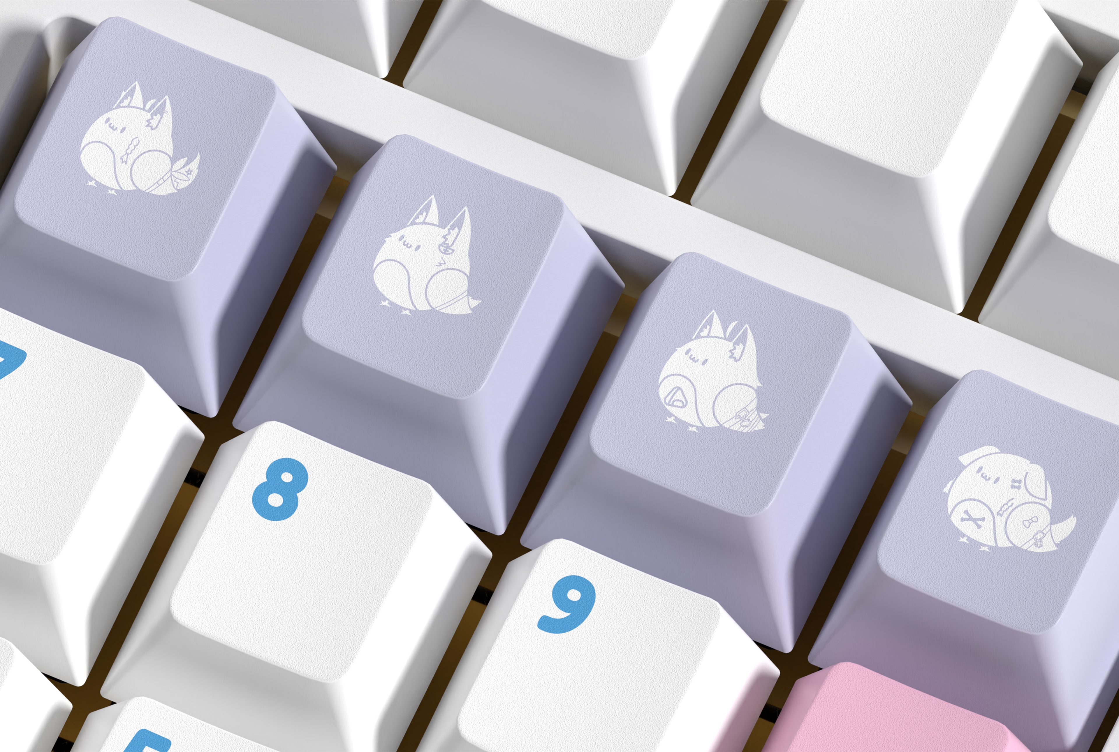 hololive Gamers Capture the Moment Keycaps