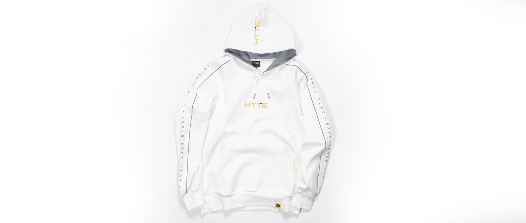 see see logo hoodie white L