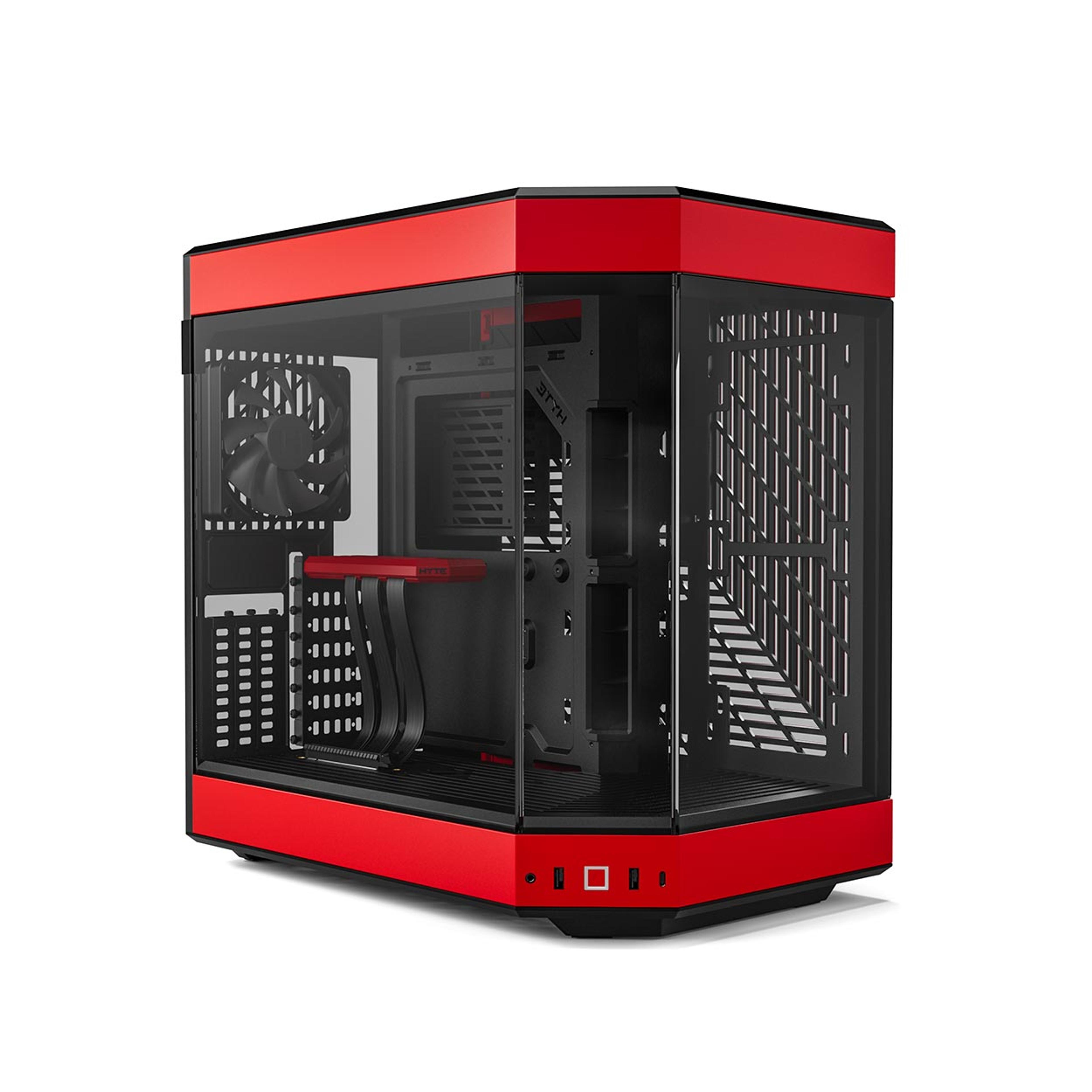 Premium Mid-Tower ATX PC Case - Black Cherry | HYTE