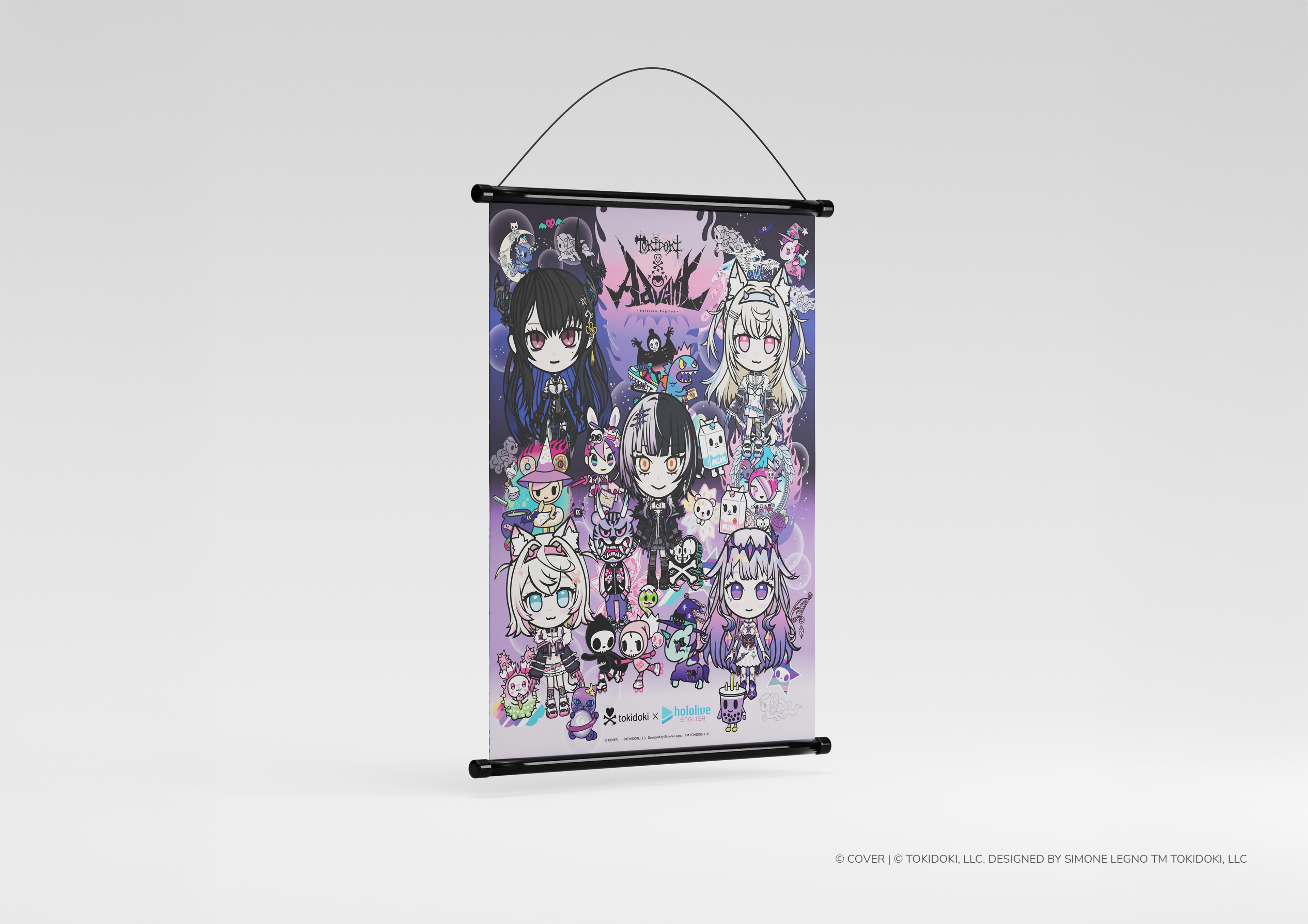 HYTE x tokidoki x hololive Advent Wall Scroll