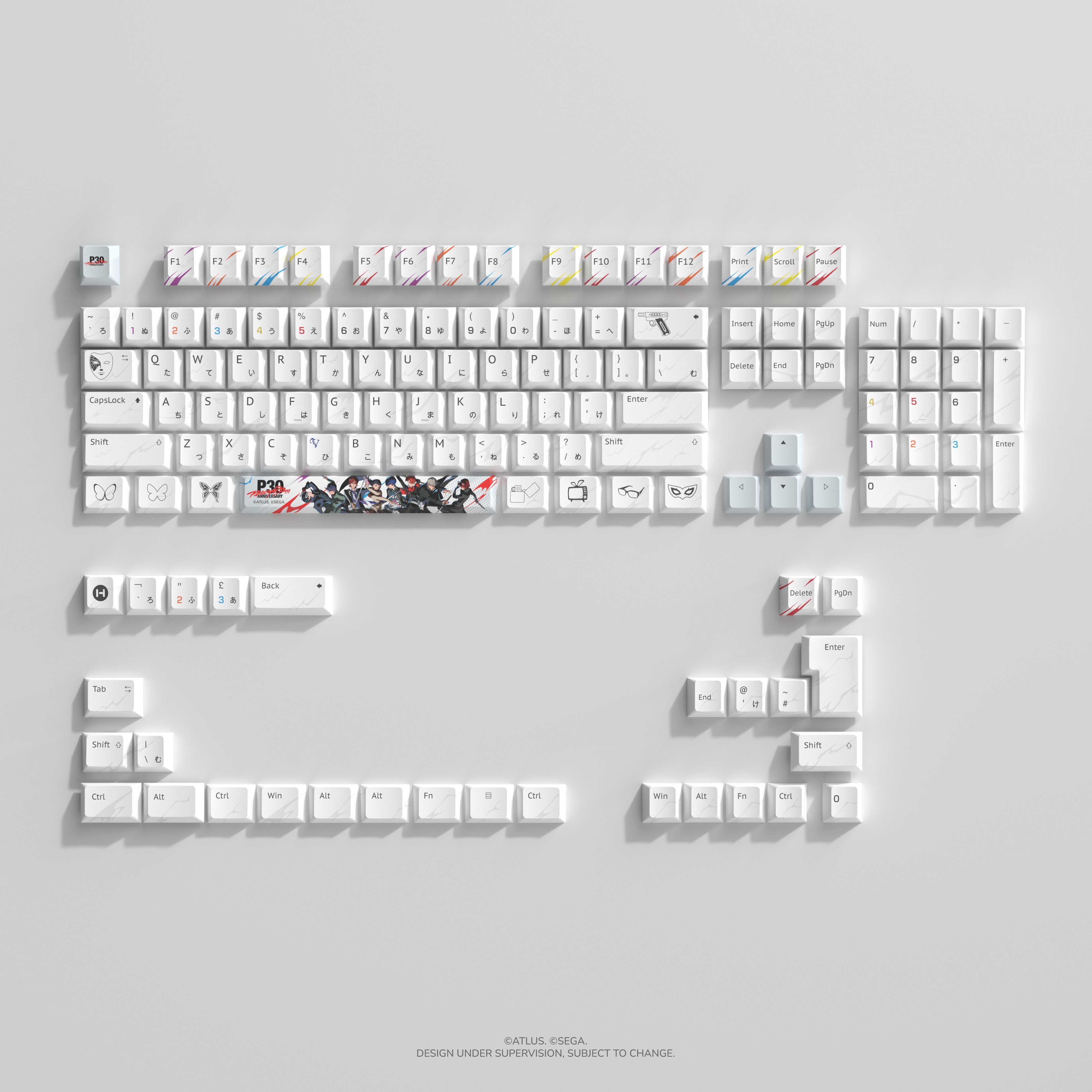 Persona 30th Anniversary Keycap Set