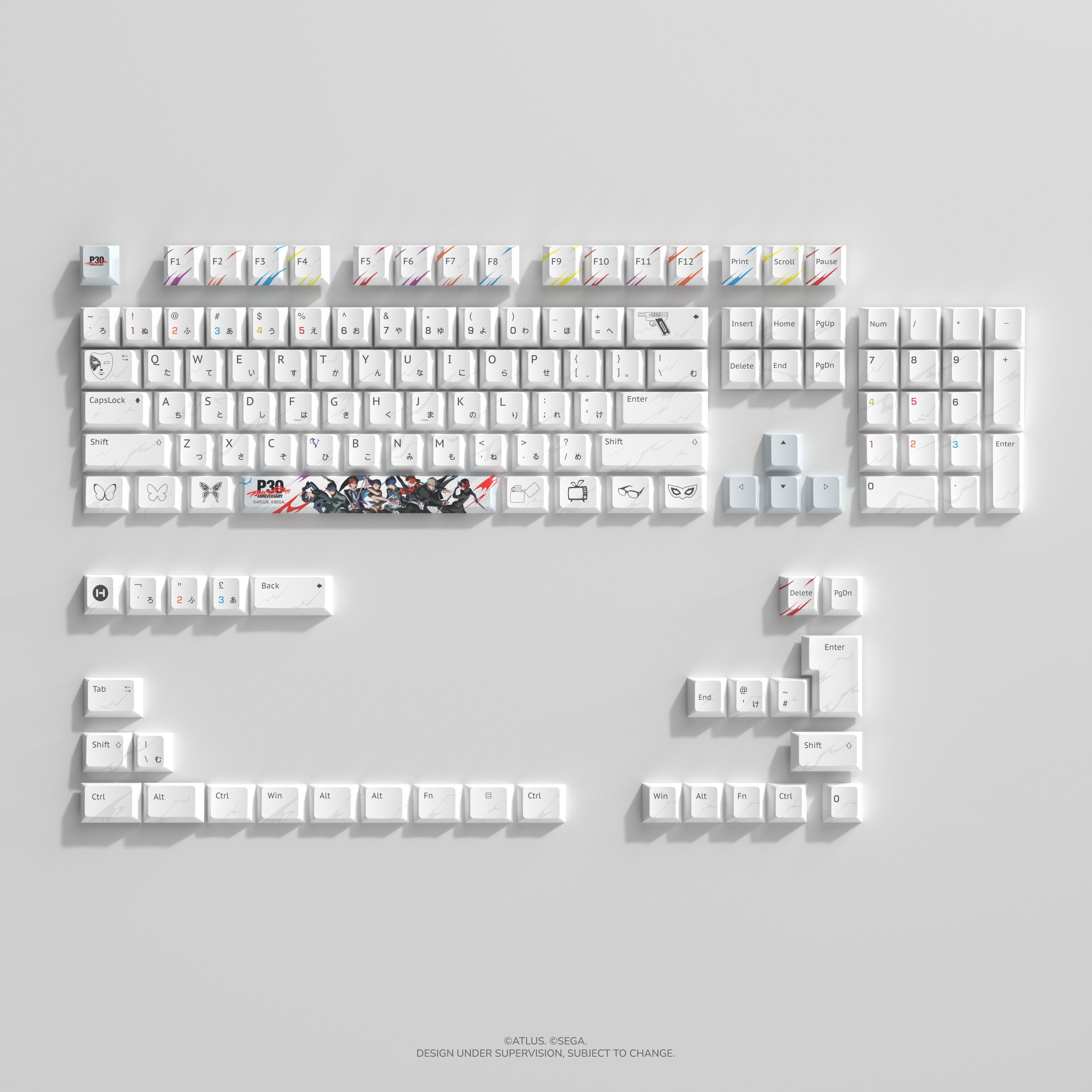 Persona 30th Anniversary Keycap Set