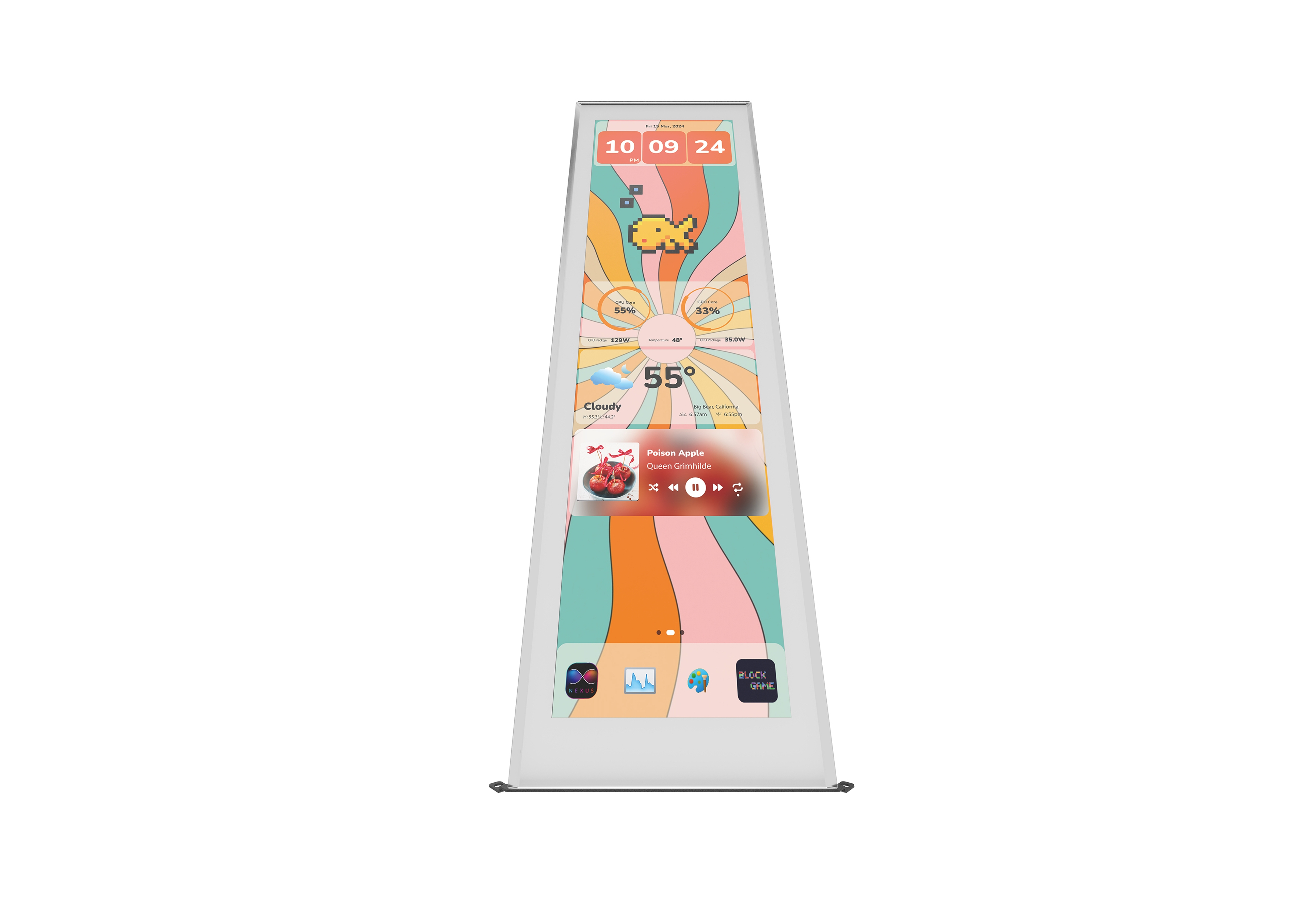 Y70 touch infinite Display Upgrade - Snow White