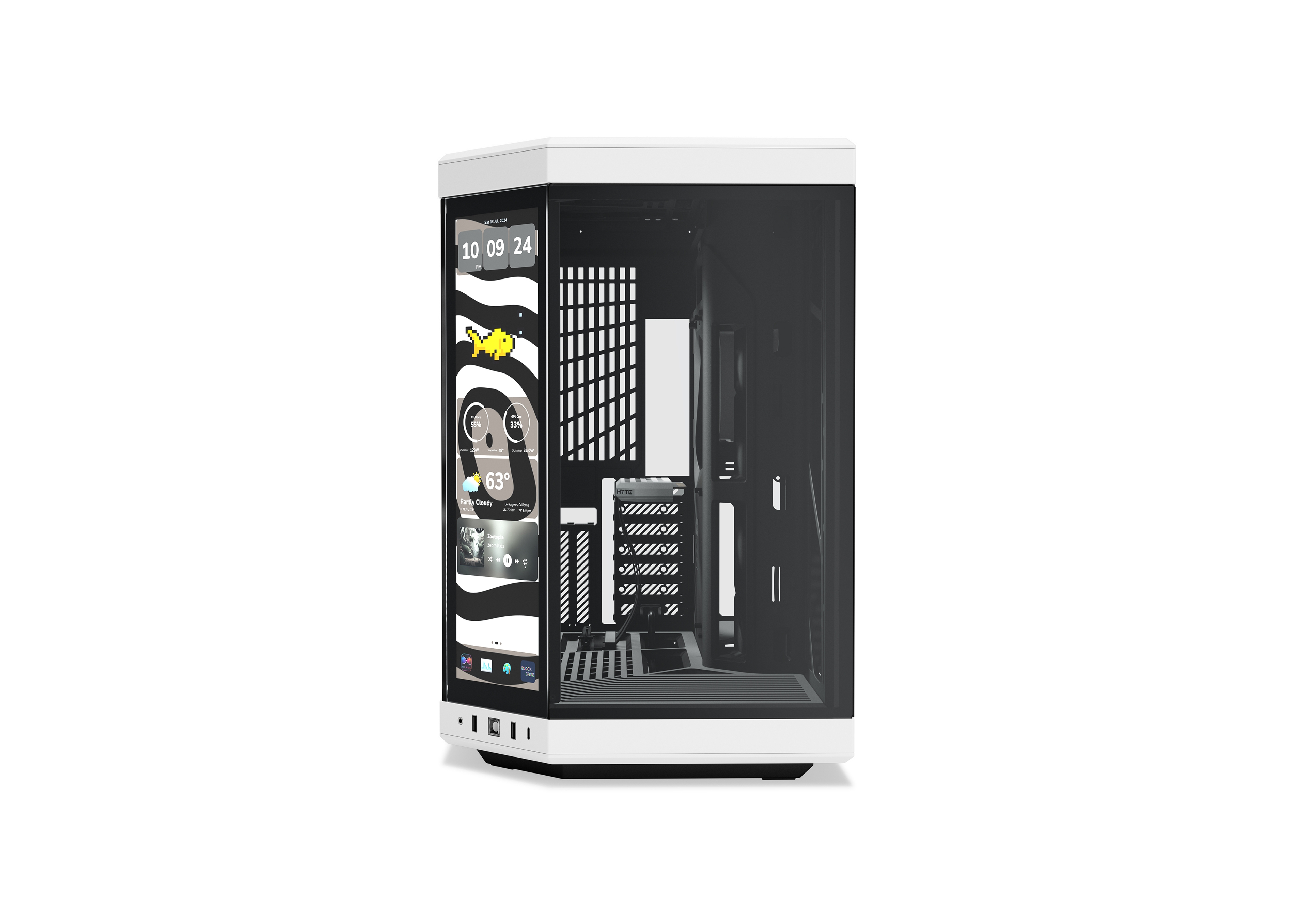 HYTE Y70 touch infinite - Modern Aesthetic Case - Panda