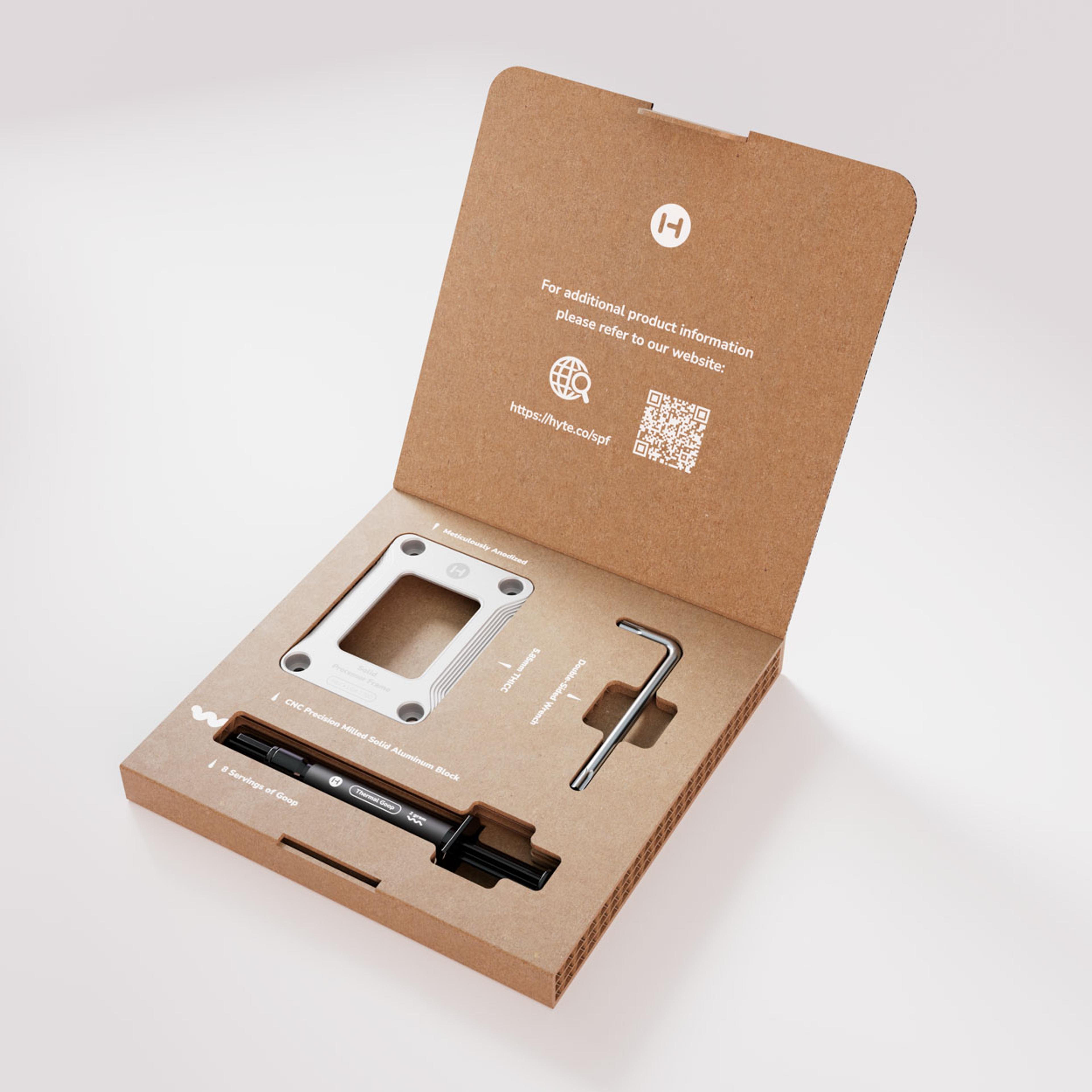 Solid Processor Frame - LGA1700 - Snow White