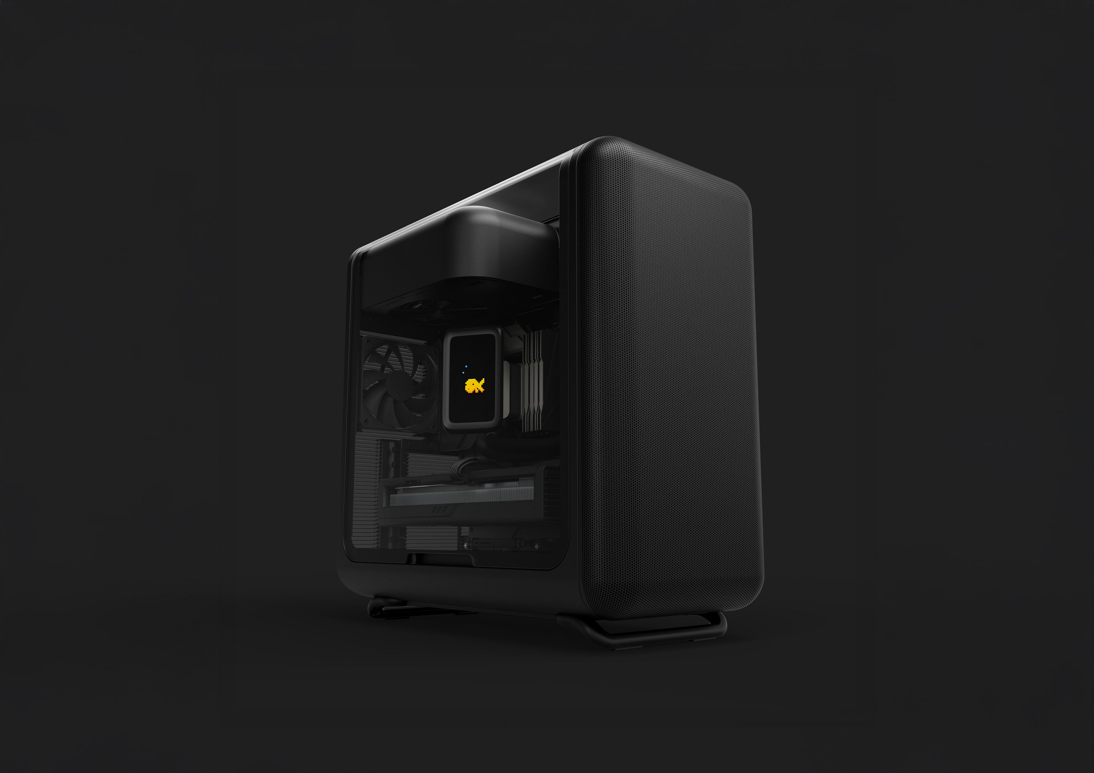 Hyte X50 ATX ミッドタワ　PCケース ピッチブラック HYTE X50 - Pitch Black | HYTE