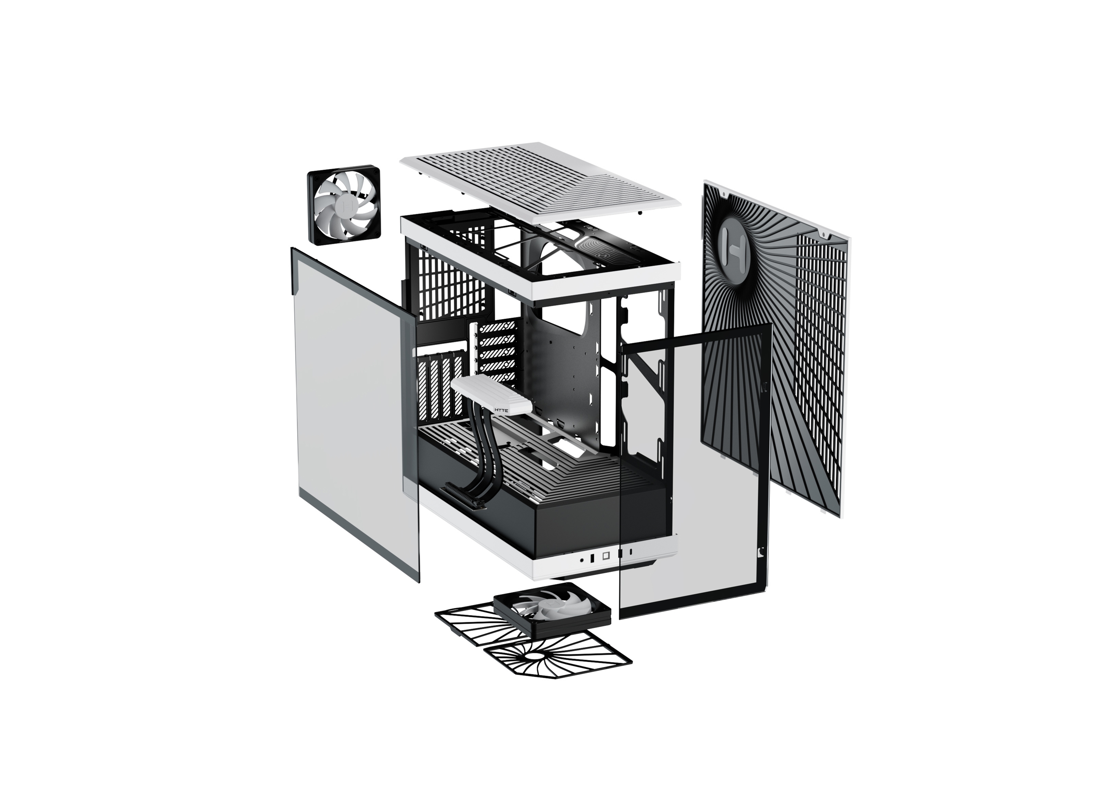 HYTE Y40 S-Tier Aesthetic ATX Case - Panda