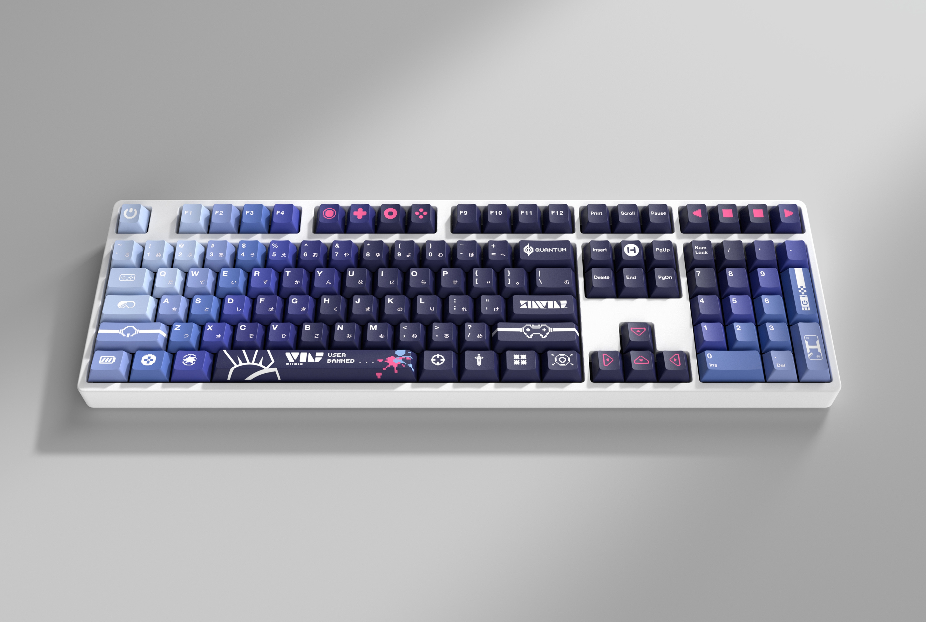 Official Silver Wolf Keycap Set and Desk Pad Bundle