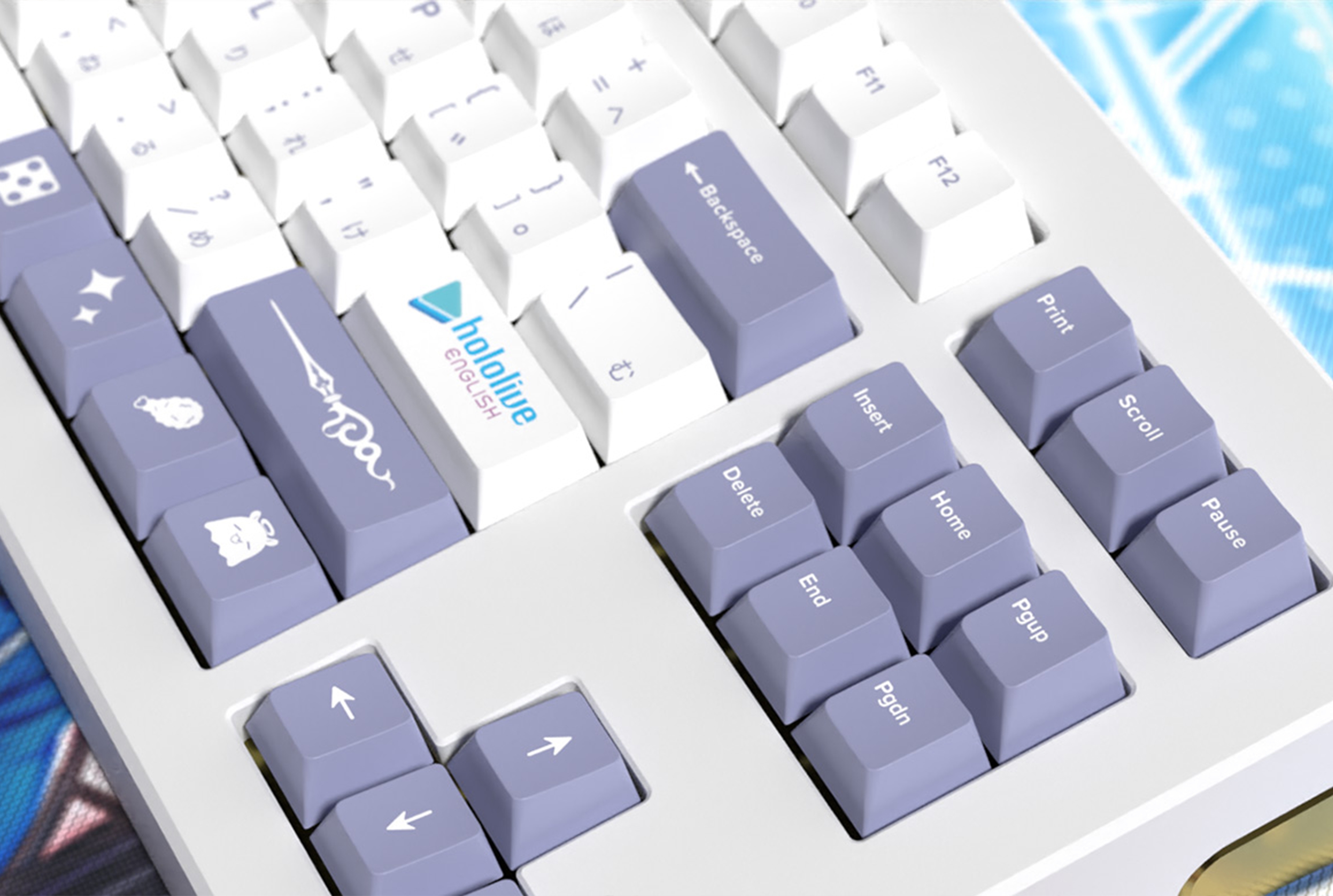 hololive English 1st Concert - Connect the World - Keycap Set and Desk Pad bundle