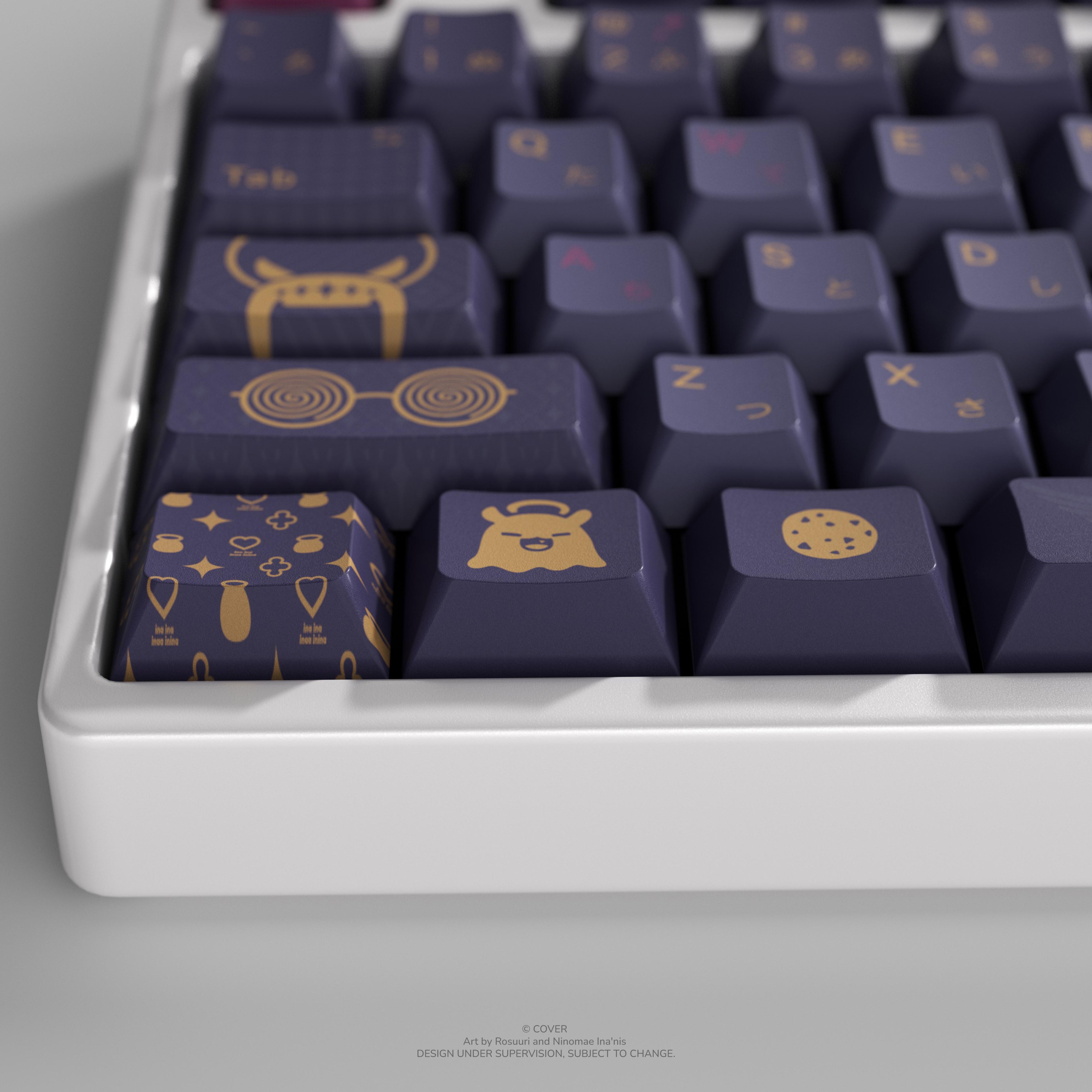 Ninomae Ina’nis Keycap Set and Desk Pad Bundle Product Page