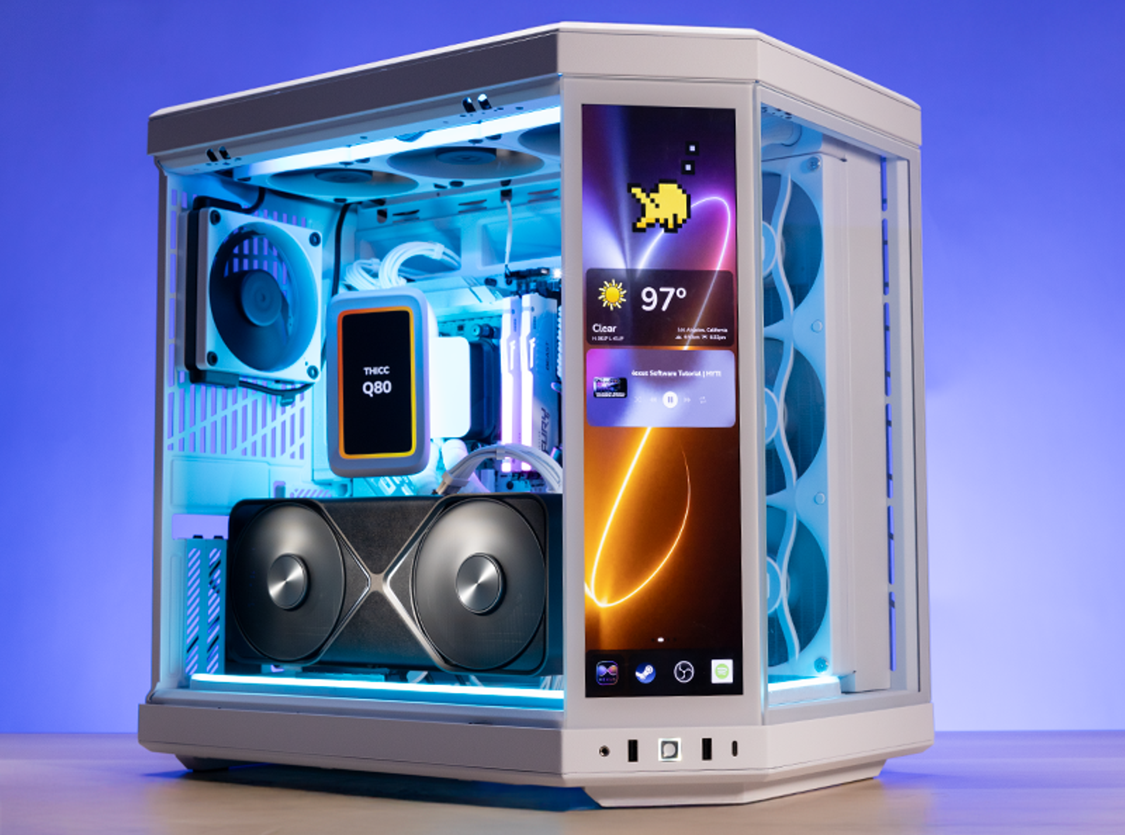 NVIDIA GeForce RTX 50 Series GPU in HYTE PC Case