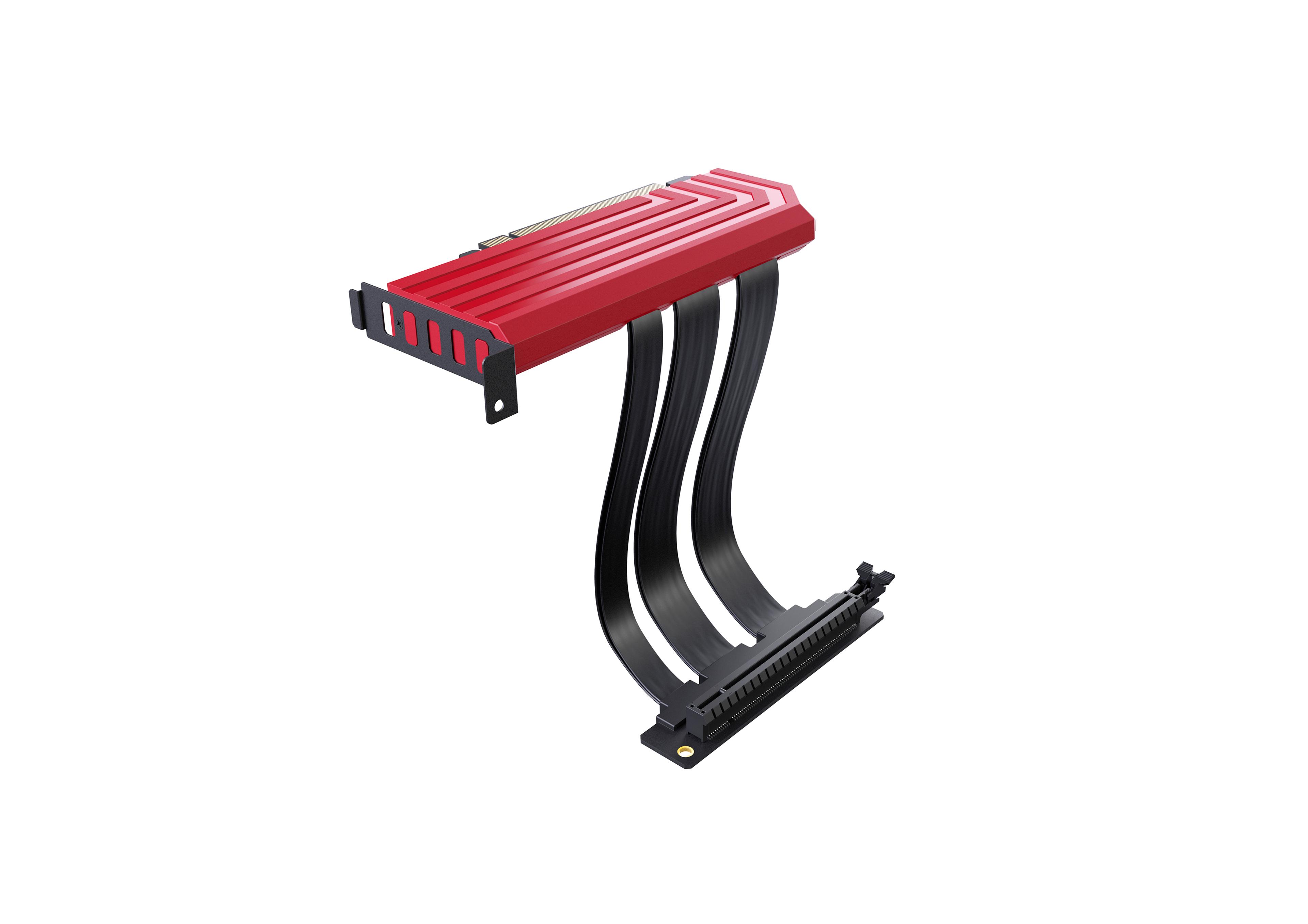 PCIE40 4.0 Luxury Riser Cable - Red