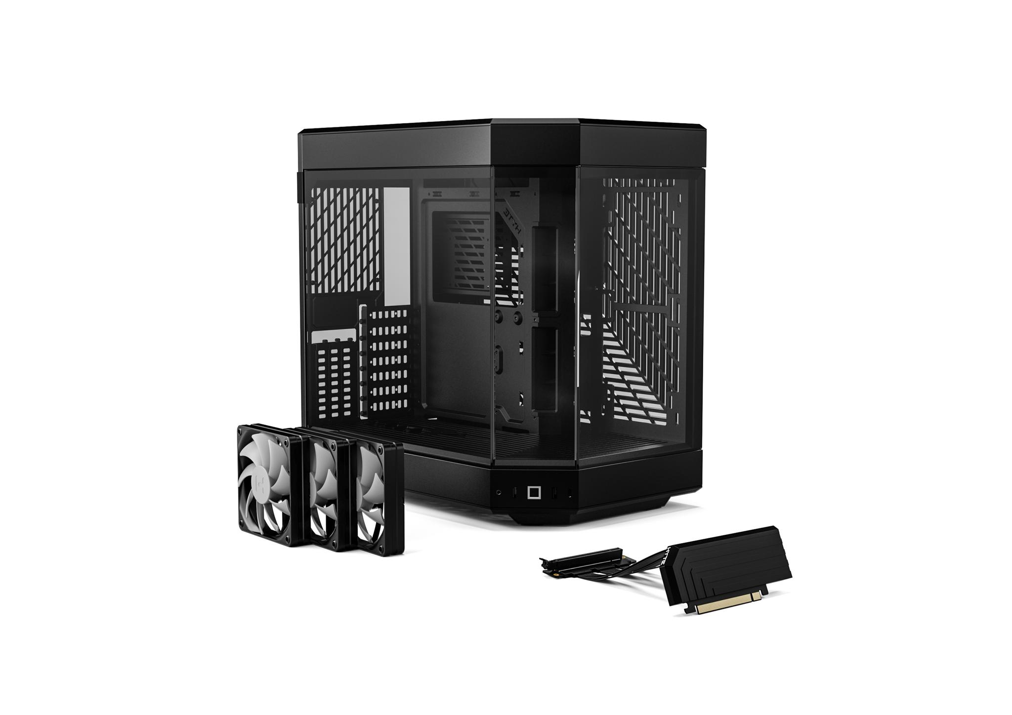 Premium Mid-Tower ATX PC Case - R1 Pitch Black | HYTE