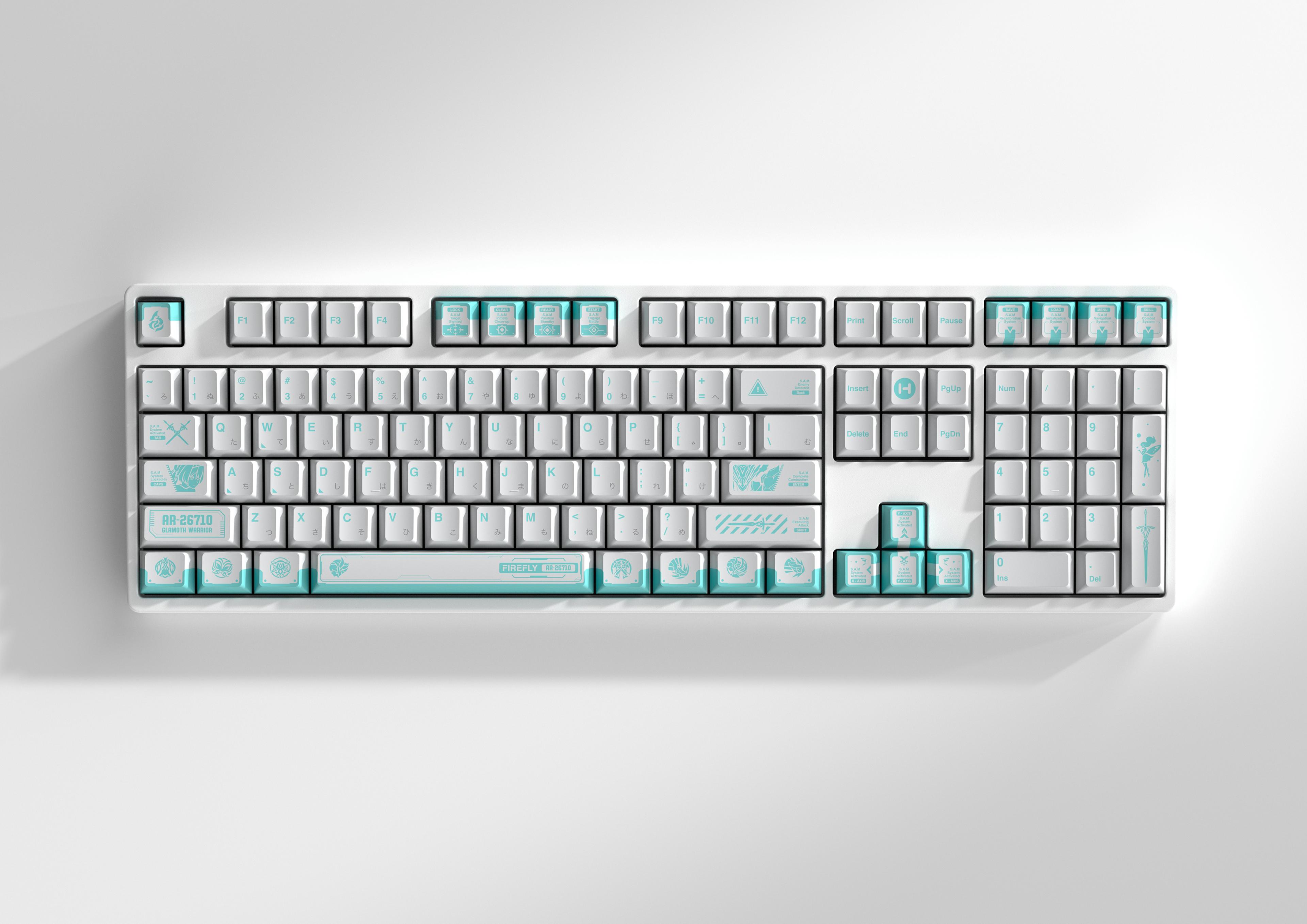 Official HYTE Firefly Keycap Set