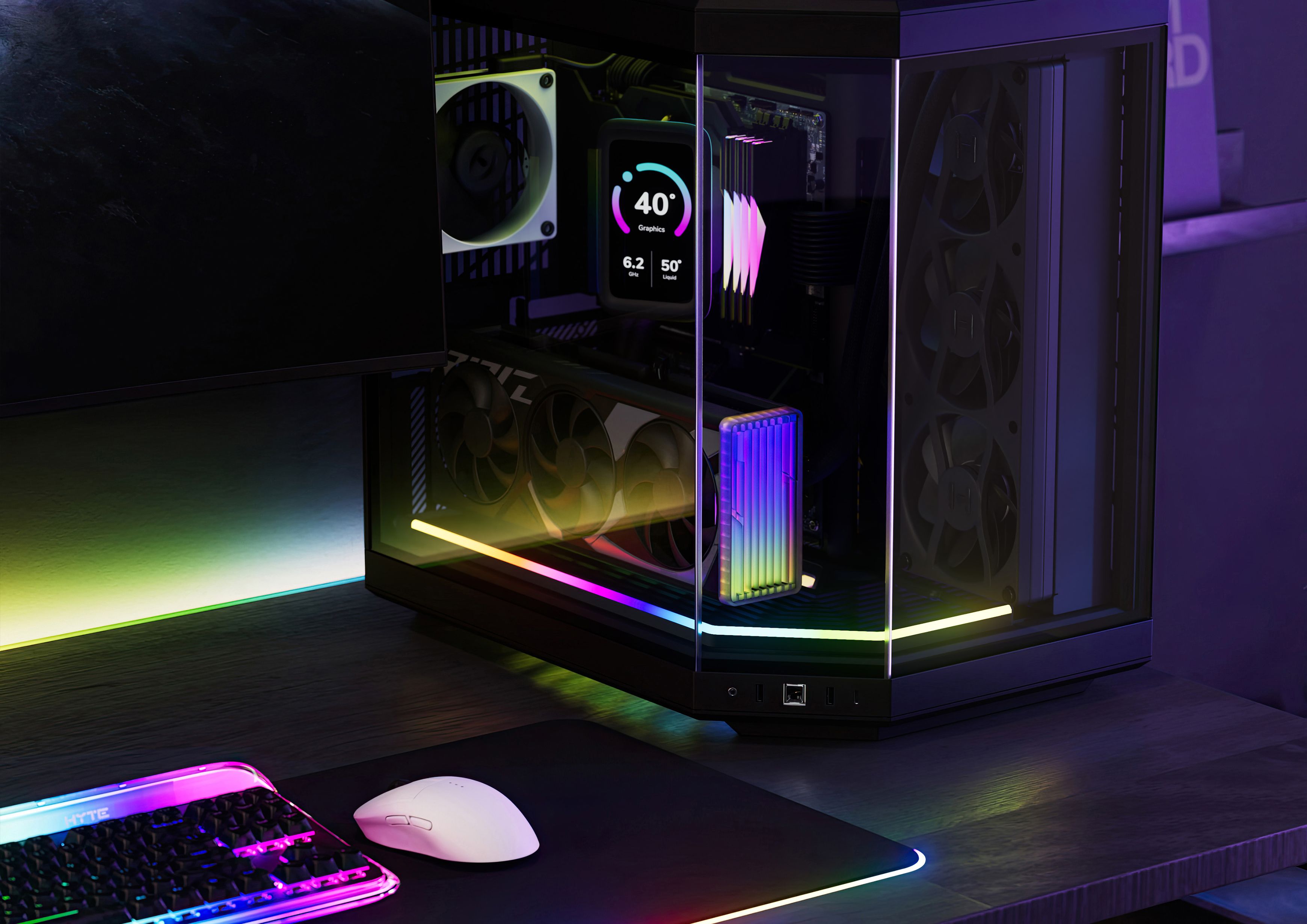 Noodle - RGB Digital Lighting - Black | HYTE