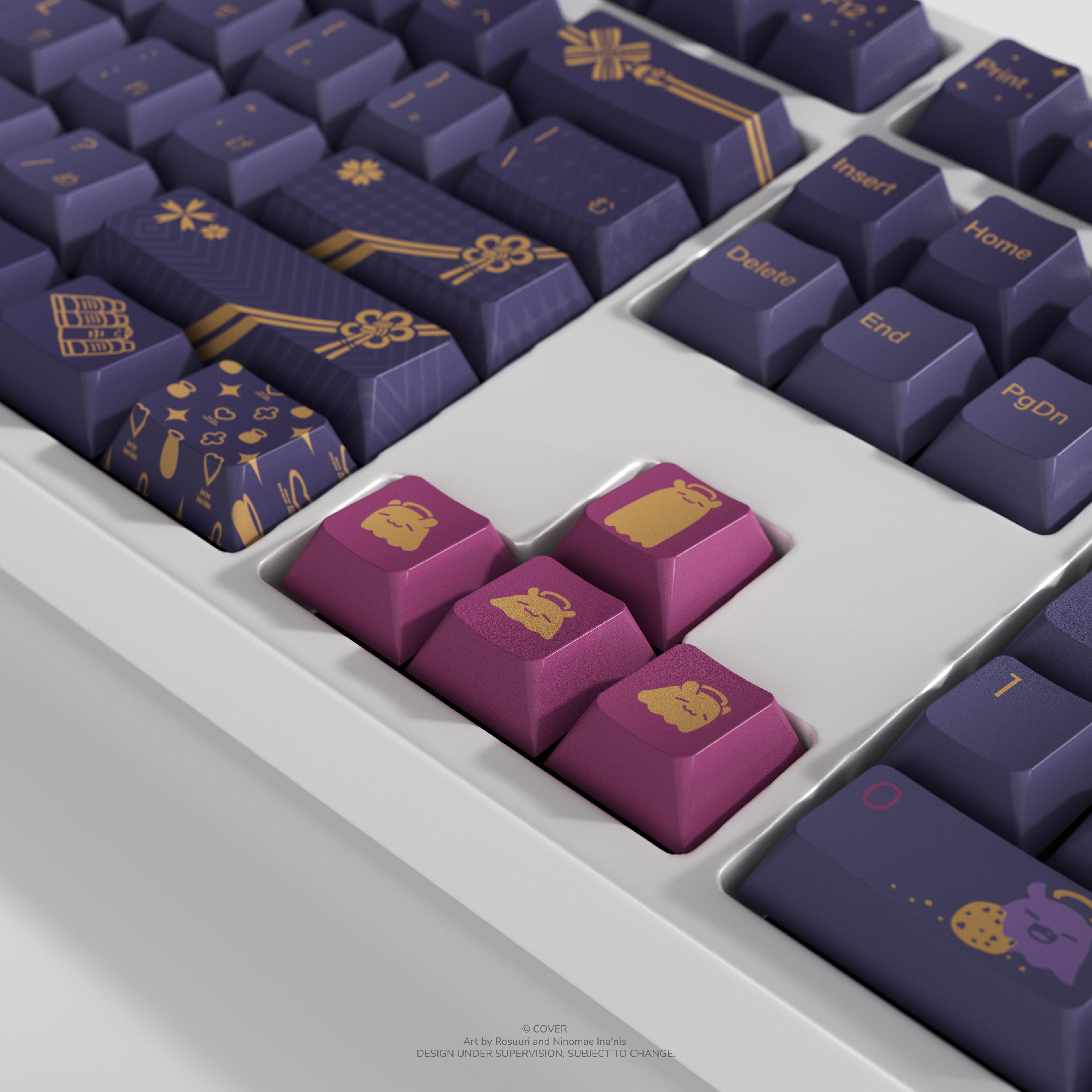 Ninomae Ina’nis Keycap Set and Desk Pad Bundle Product Page
