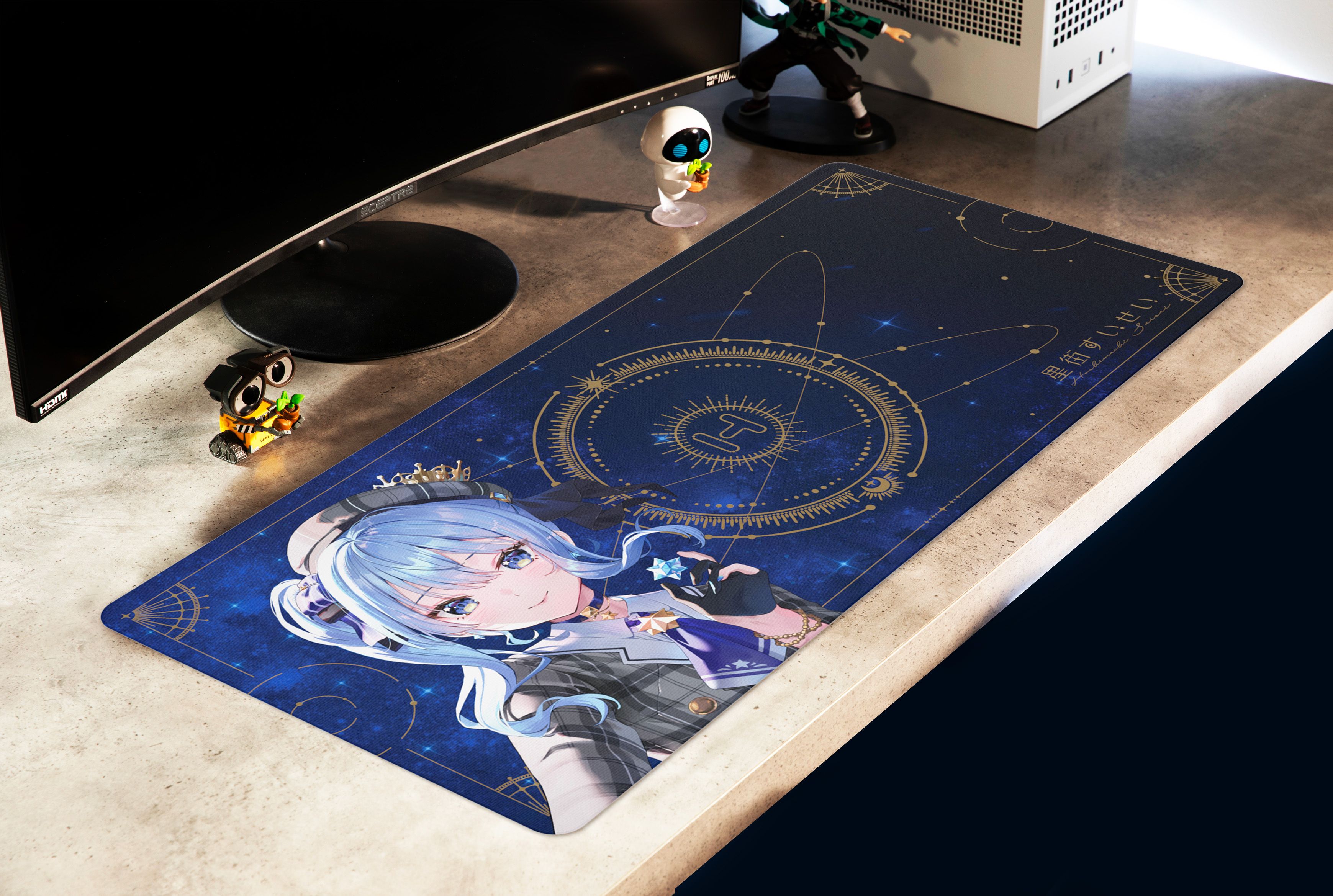 キーボード HYTE HoshimachiSuisei Keycap + Mouse Pad Hyte Hoshimachi Suisei Keycap Mouse Pad First limited