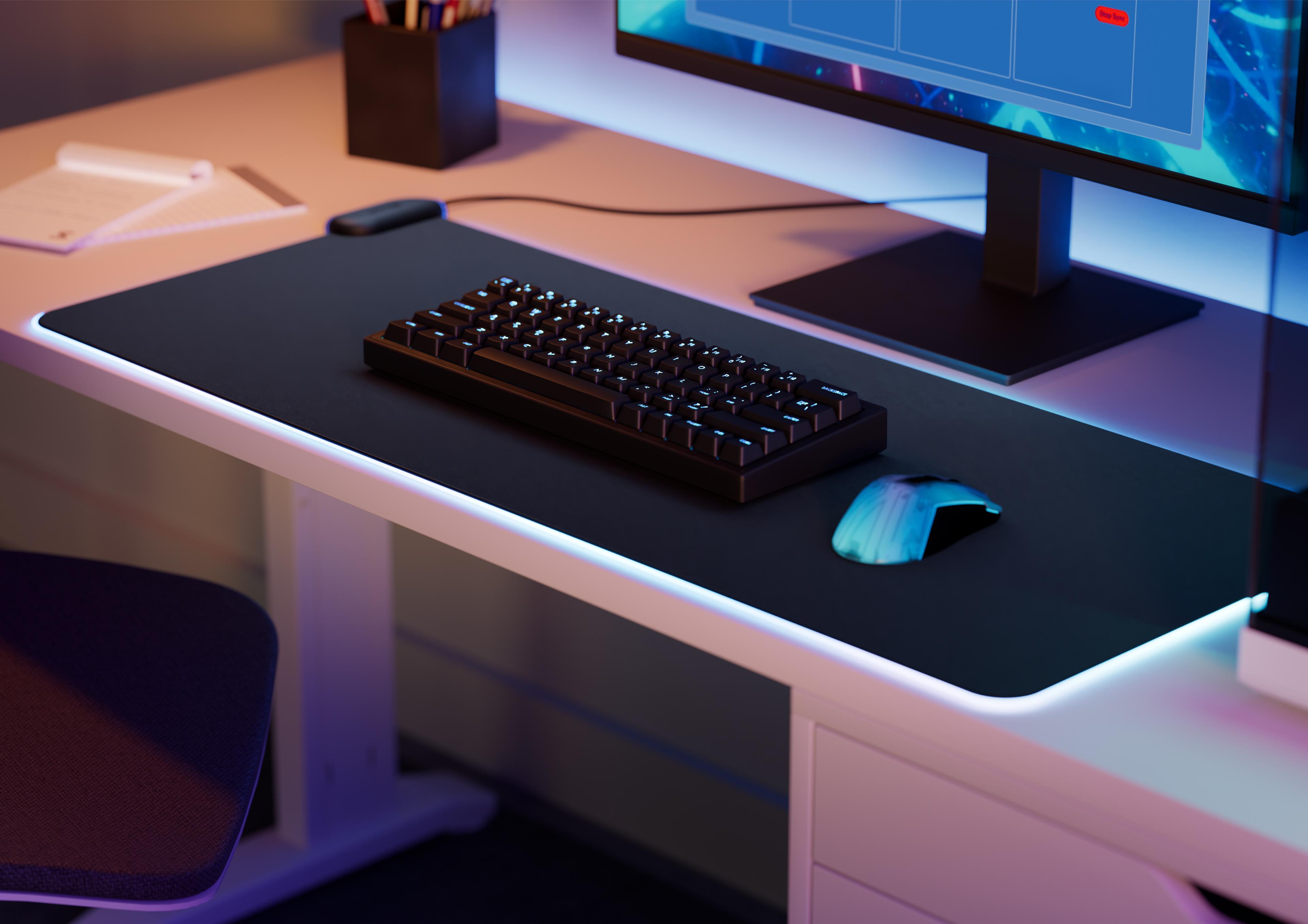 HYTE CNVS - RGB Gaming Mouse Pad