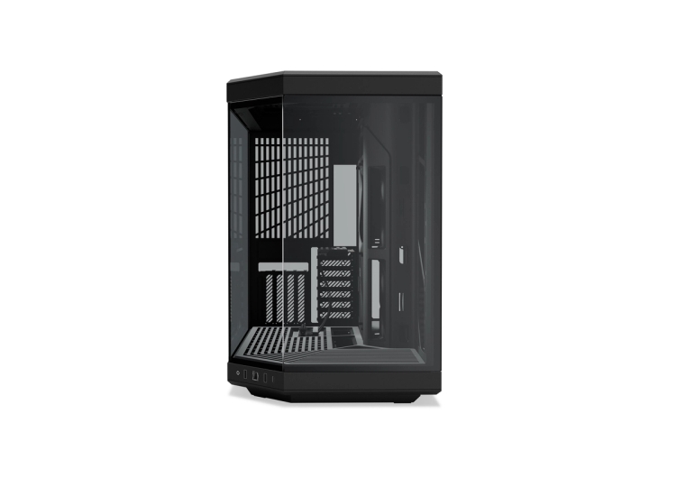 Y70 - Our New ATX PC Case - Pitch Black | HYTE