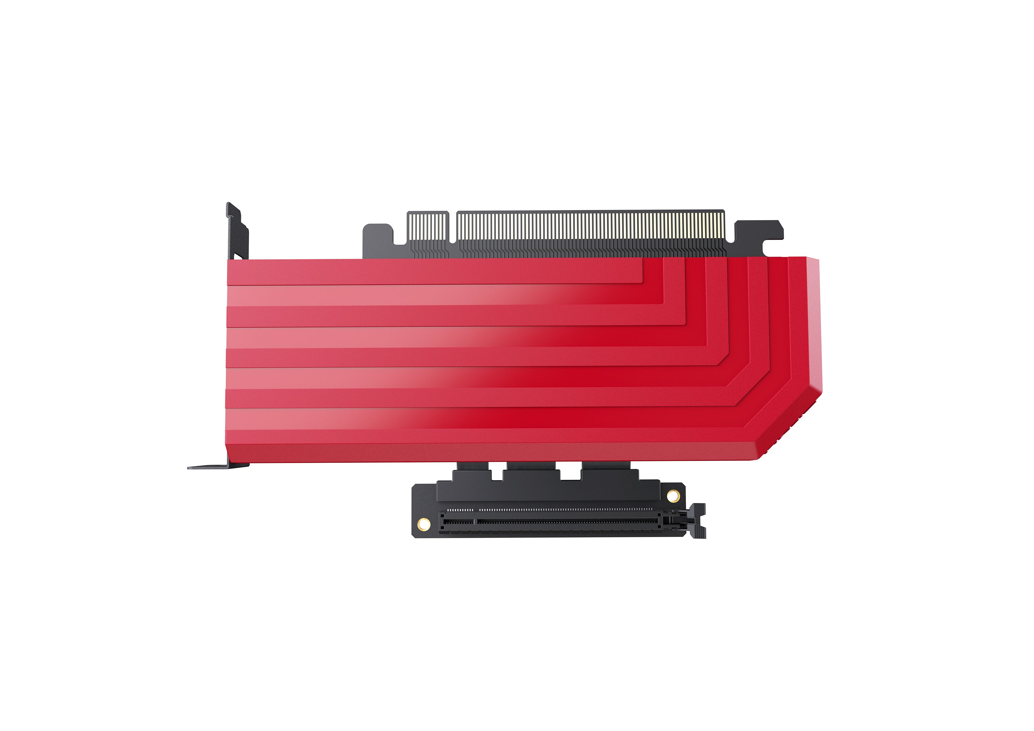 PCIE40 - Luxury PCIe 4.0 Riser Cable - Black Cherry | HYTE