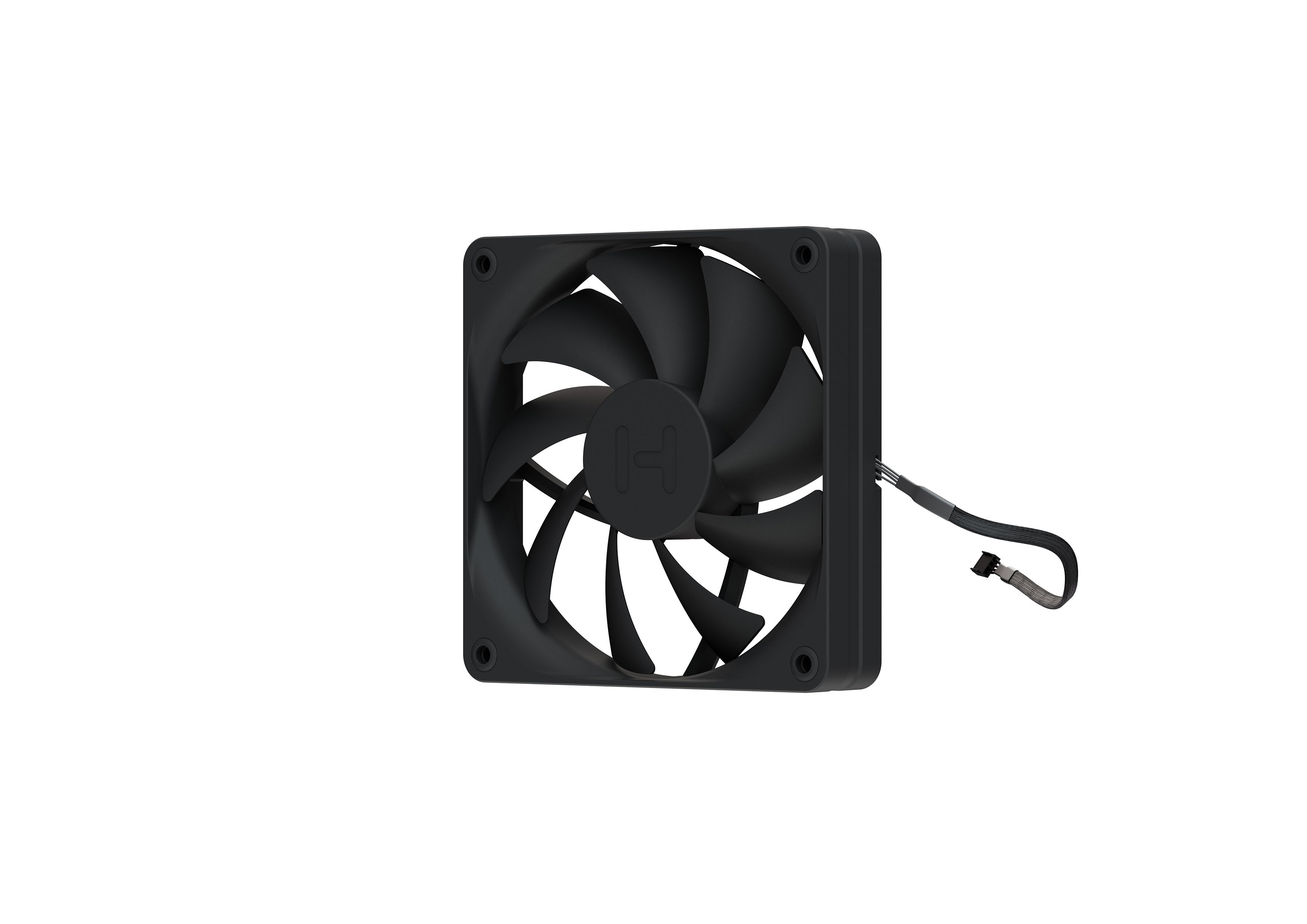FA12 Fans (4-Pack) - Pitch Black | HYTE